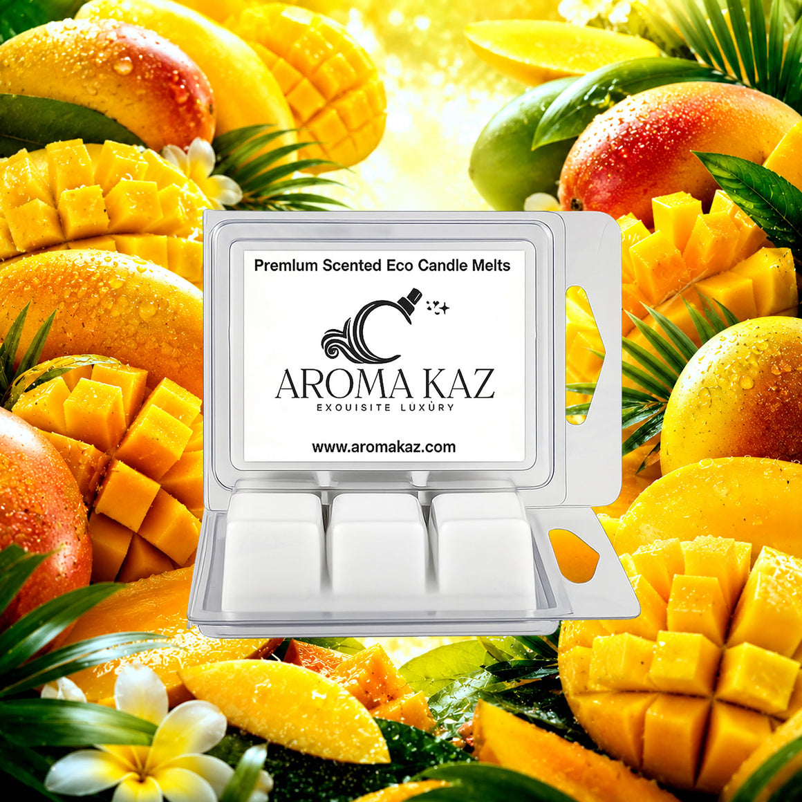 Fresh Mangoes Soy Wax Melts Clam Pack