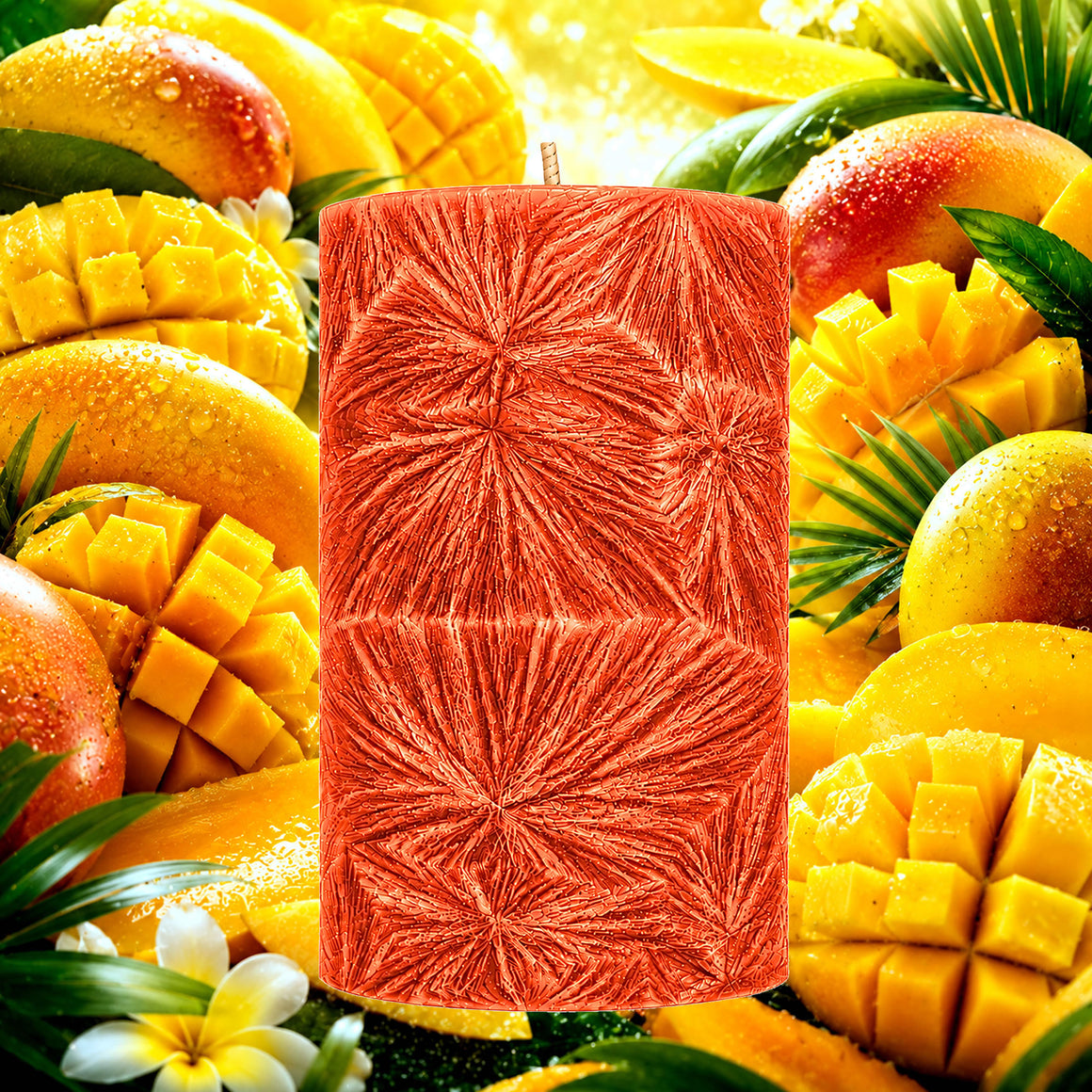 Fresh Mangoes Pillar Candle