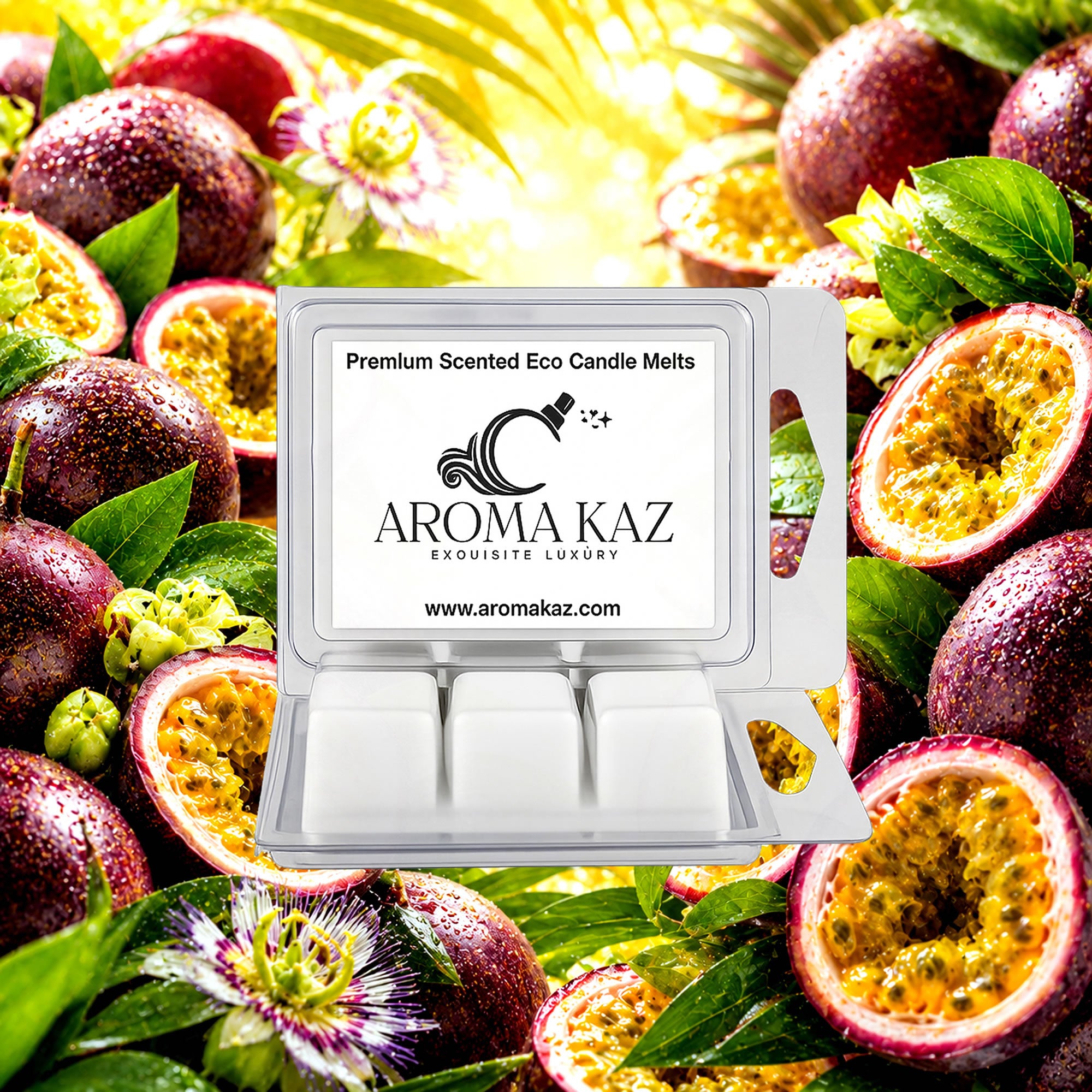 Fresh Passionfruit Soy Wax Melts Clam Pack