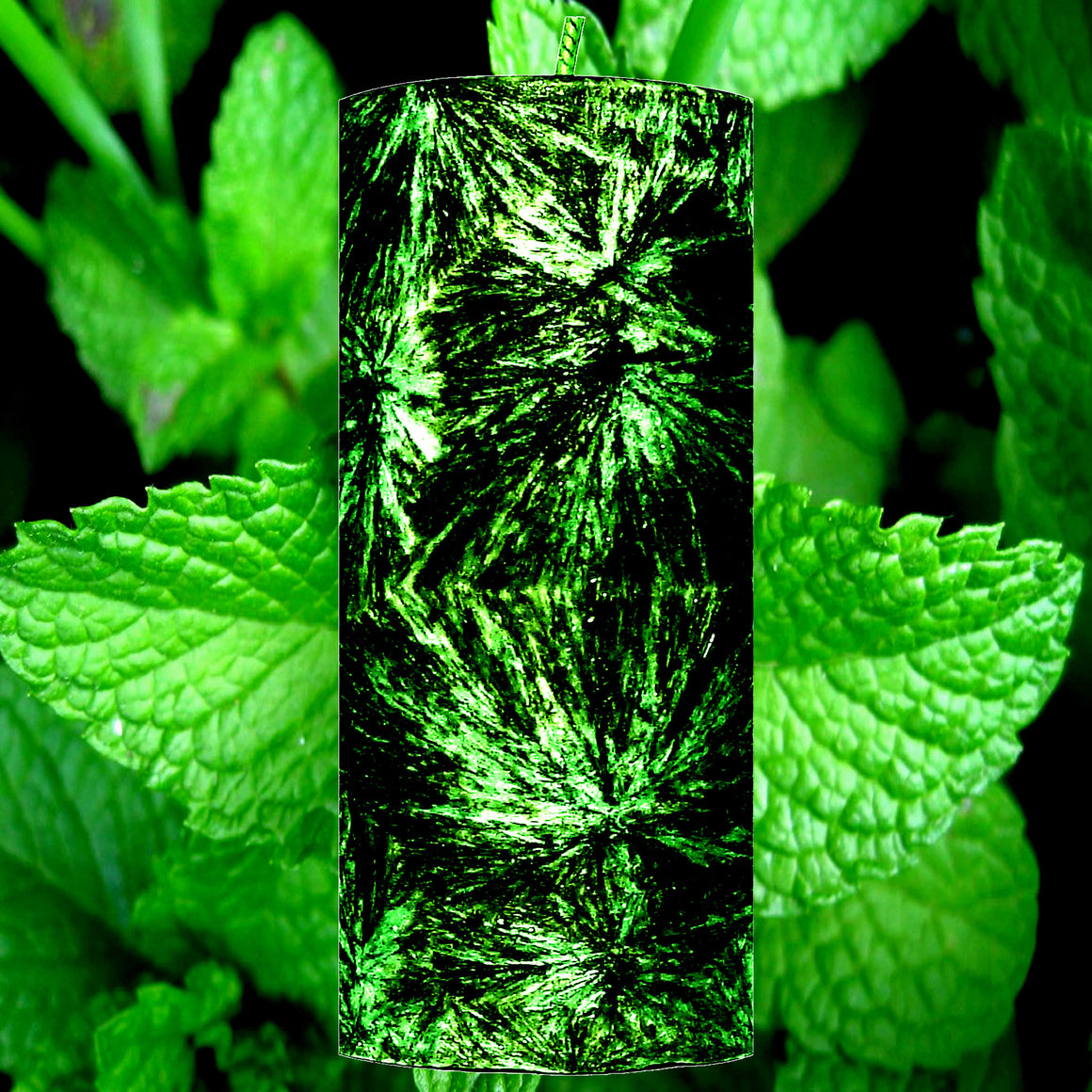 Fresh Peppermint Pillar Candle – Plant-Based, Eco-Friendly, Vegan, Cruelty Free