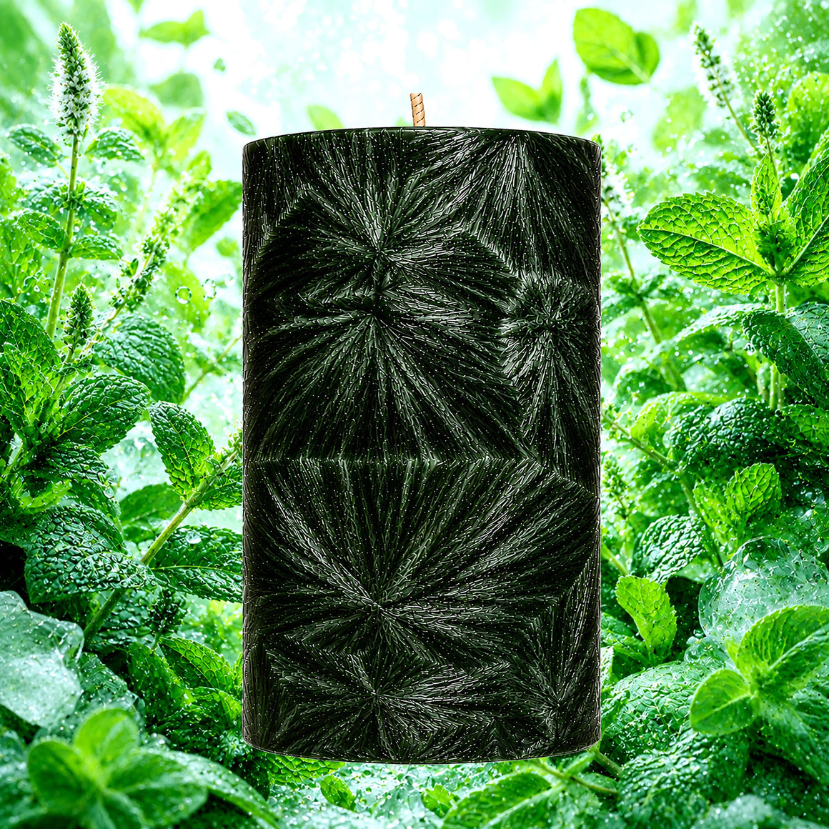 Fresh Peppermint Pillar Candle