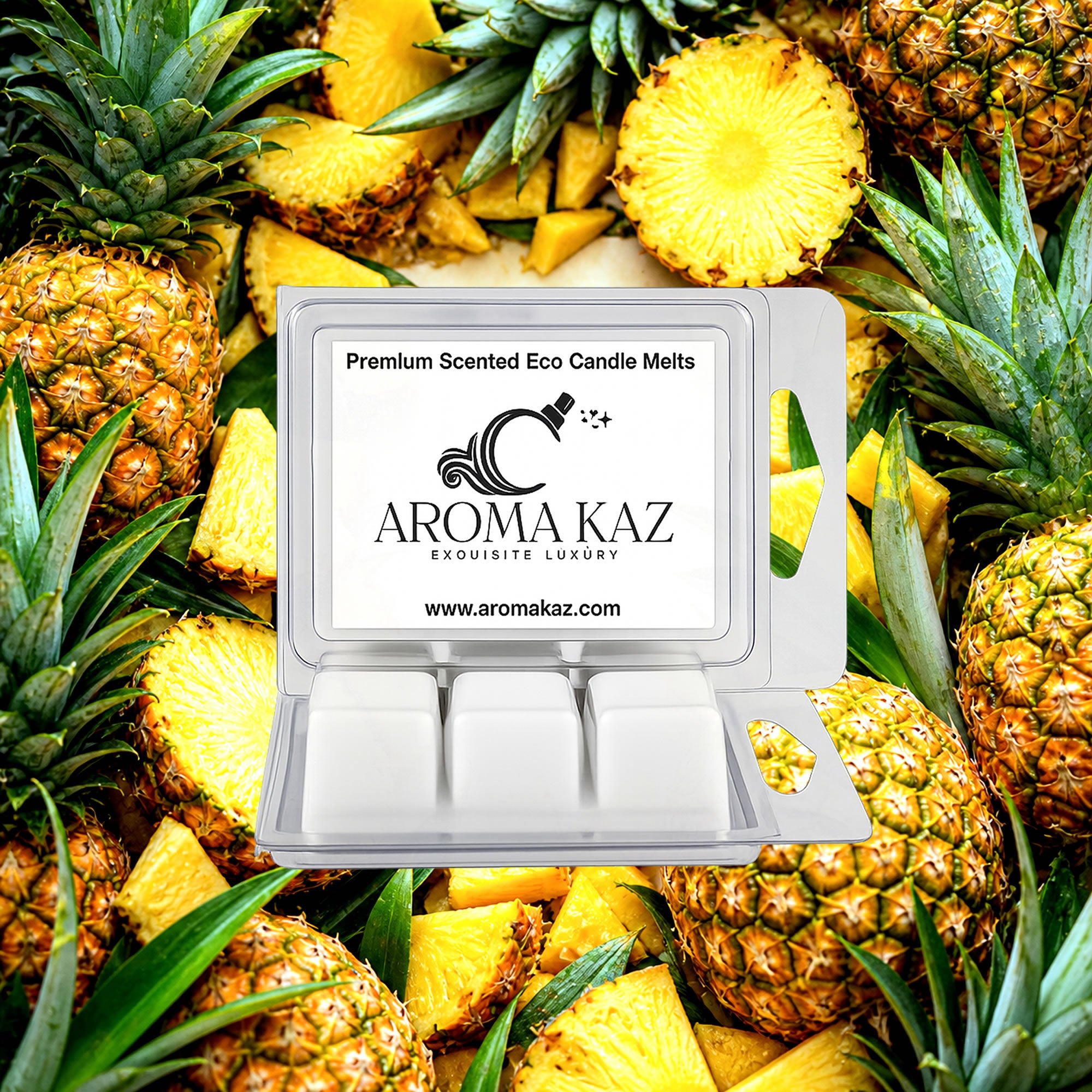 Fresh Pineapples Soy Wax Melts Clam Pack