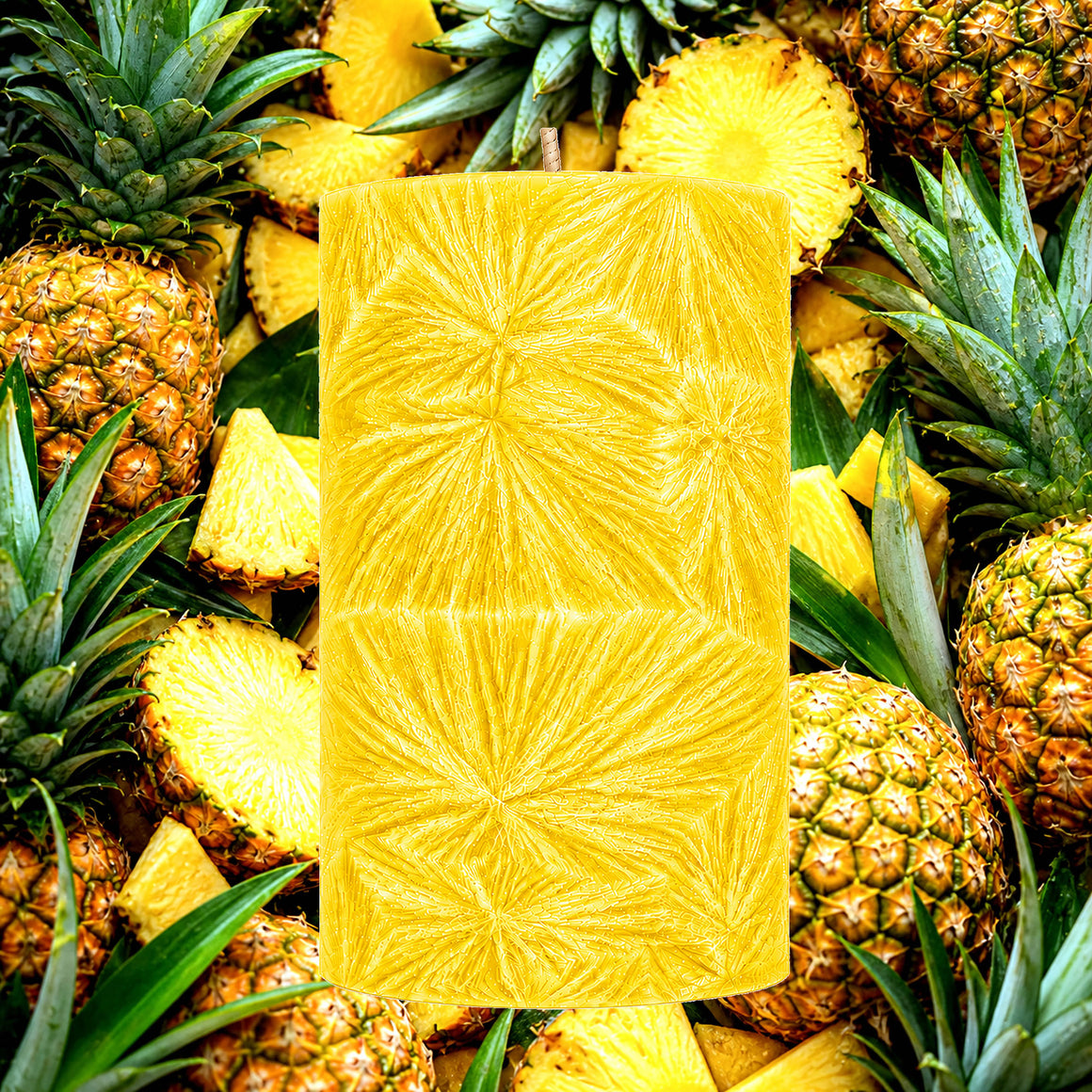 Fresh Pineapples Pillar Candle