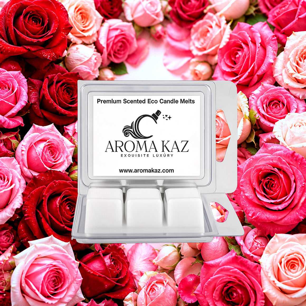 Fresh Roses Soy Wax Melts Clam Pack