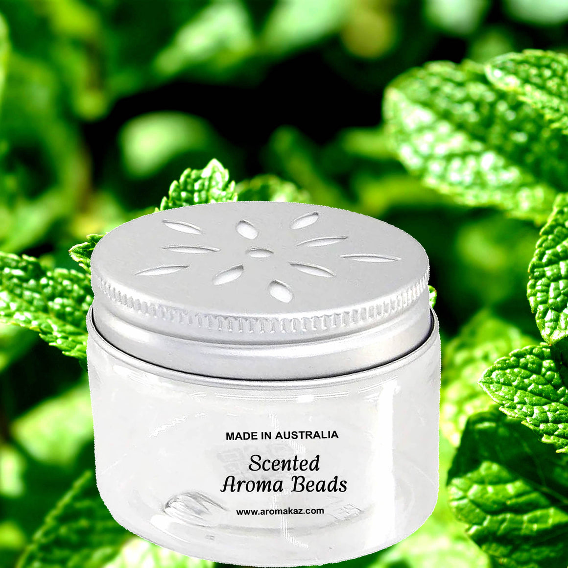 Fresh Spearmint Air Freshener Aroma Beads - Room, Car, Pantry, Pet Areas, Linen