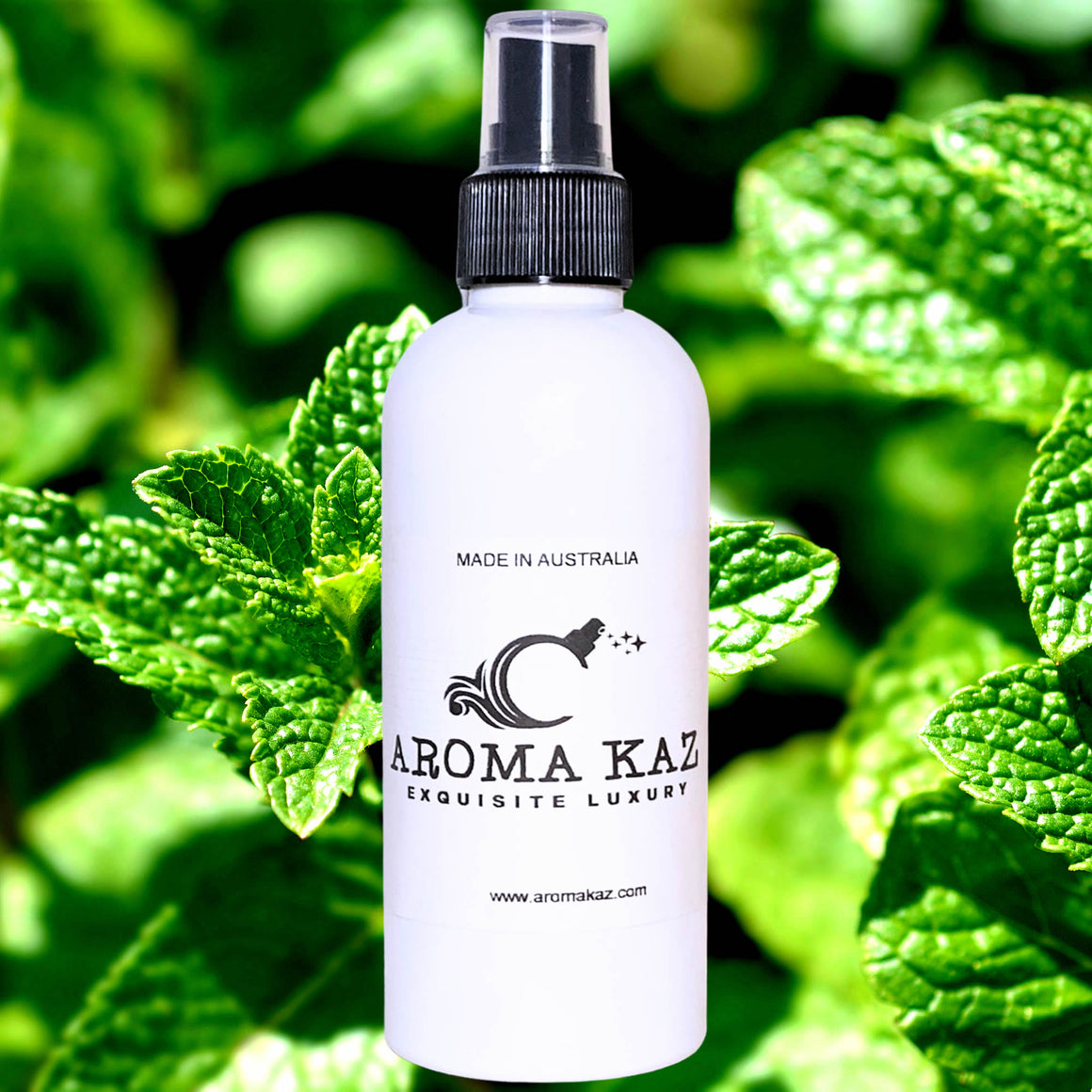 Fresh Spearmint Body Spray Mist – vegan, cruelty-free body spray featuring crisp spearmint, handmade in Australia.