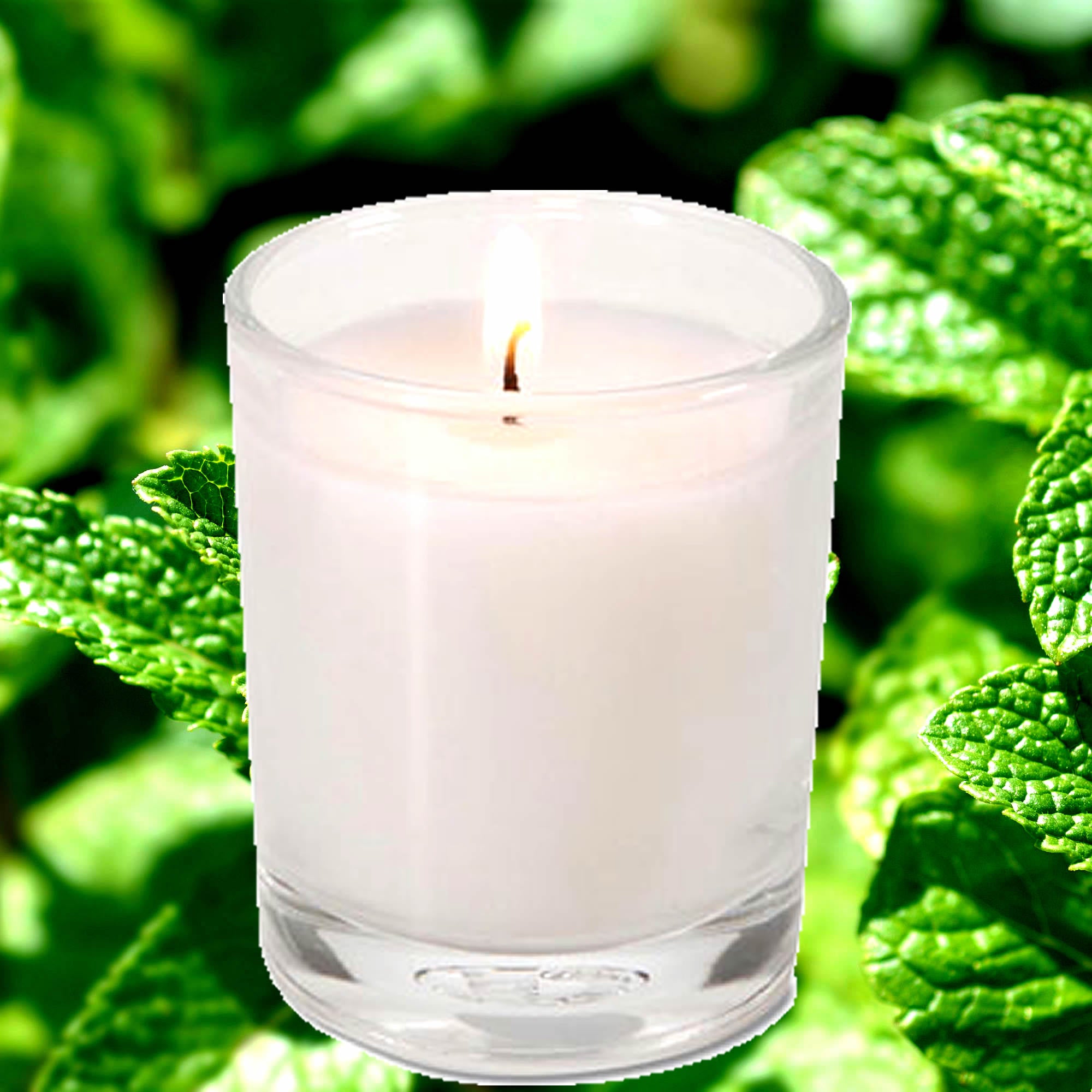 Fresh Spearmint Eco Soy Votive Candles – Clean Burn, Plant-Based, Vegan & Pet Safe