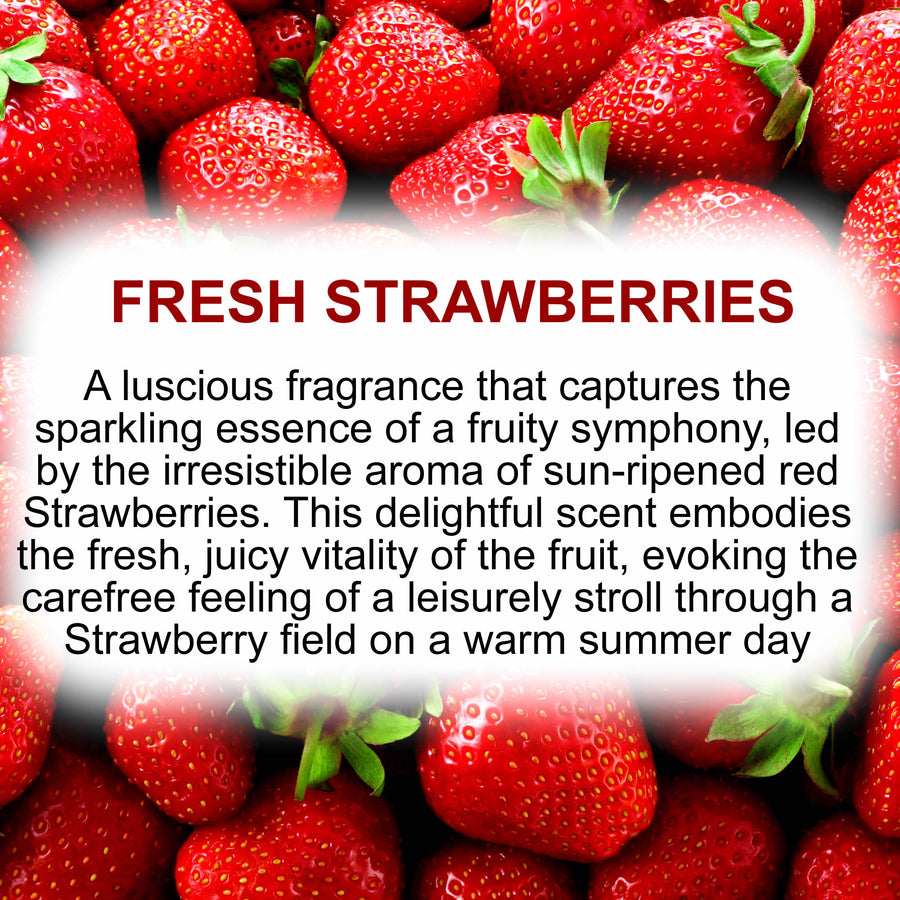 Fresh Strawberries Vegan Soap Bars Plant-Based Cruelty-Free Handcrafted