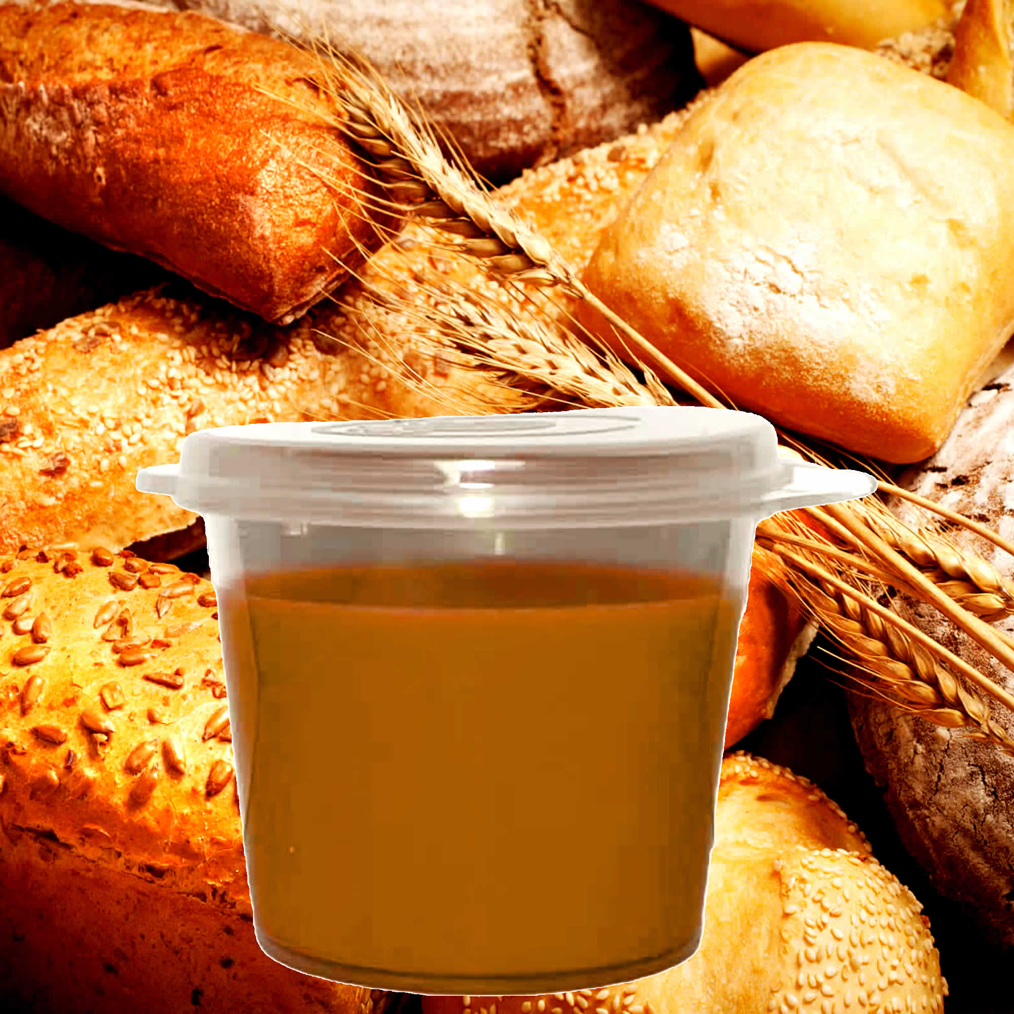 Fresh Bread Soy Candle Melt Shot Pots – Plant-Based, Vegan, Cruelty-Free, Hand-Poured