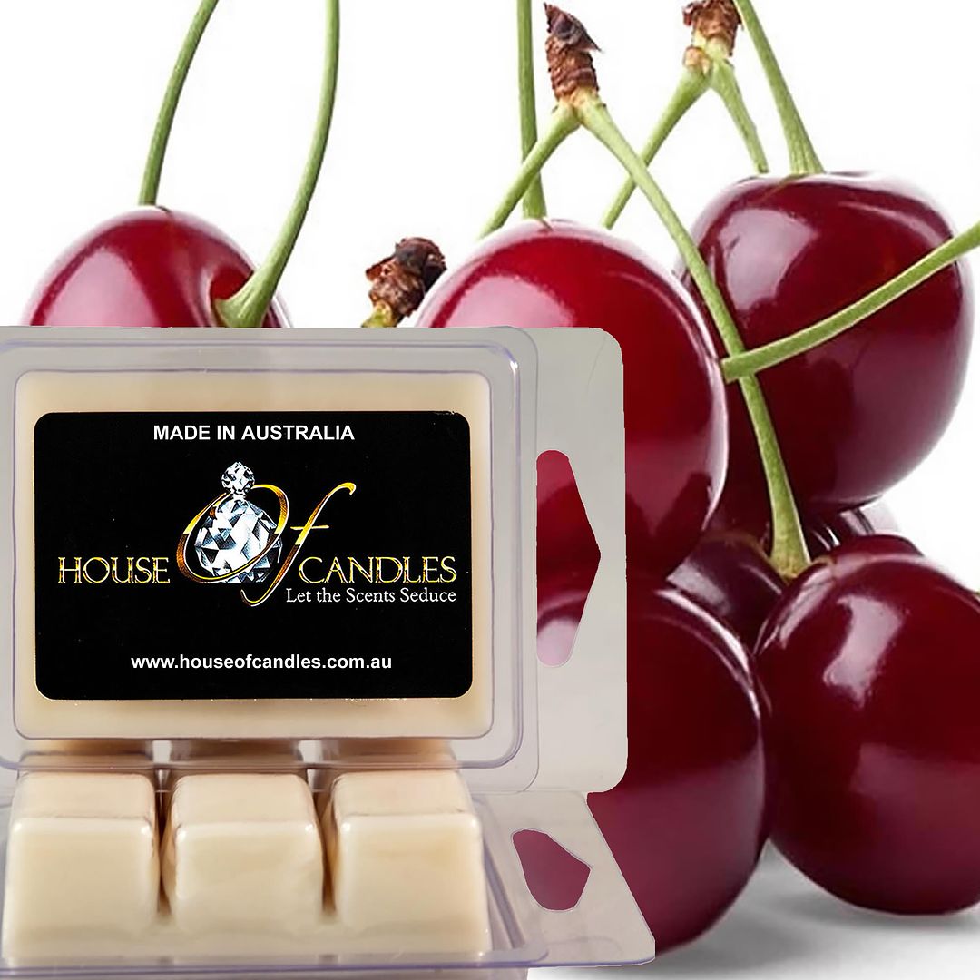 Fresh Cherries Eco Soy Candle Wax Melts Clam Packs