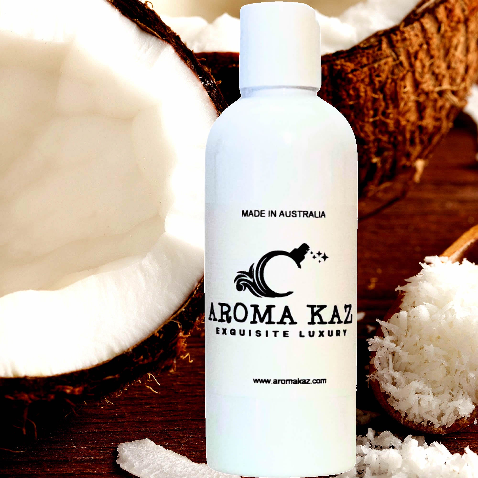 Fresh Coconut Bath/Body/Massage Oil Vegan Plant-Based Moisturiser