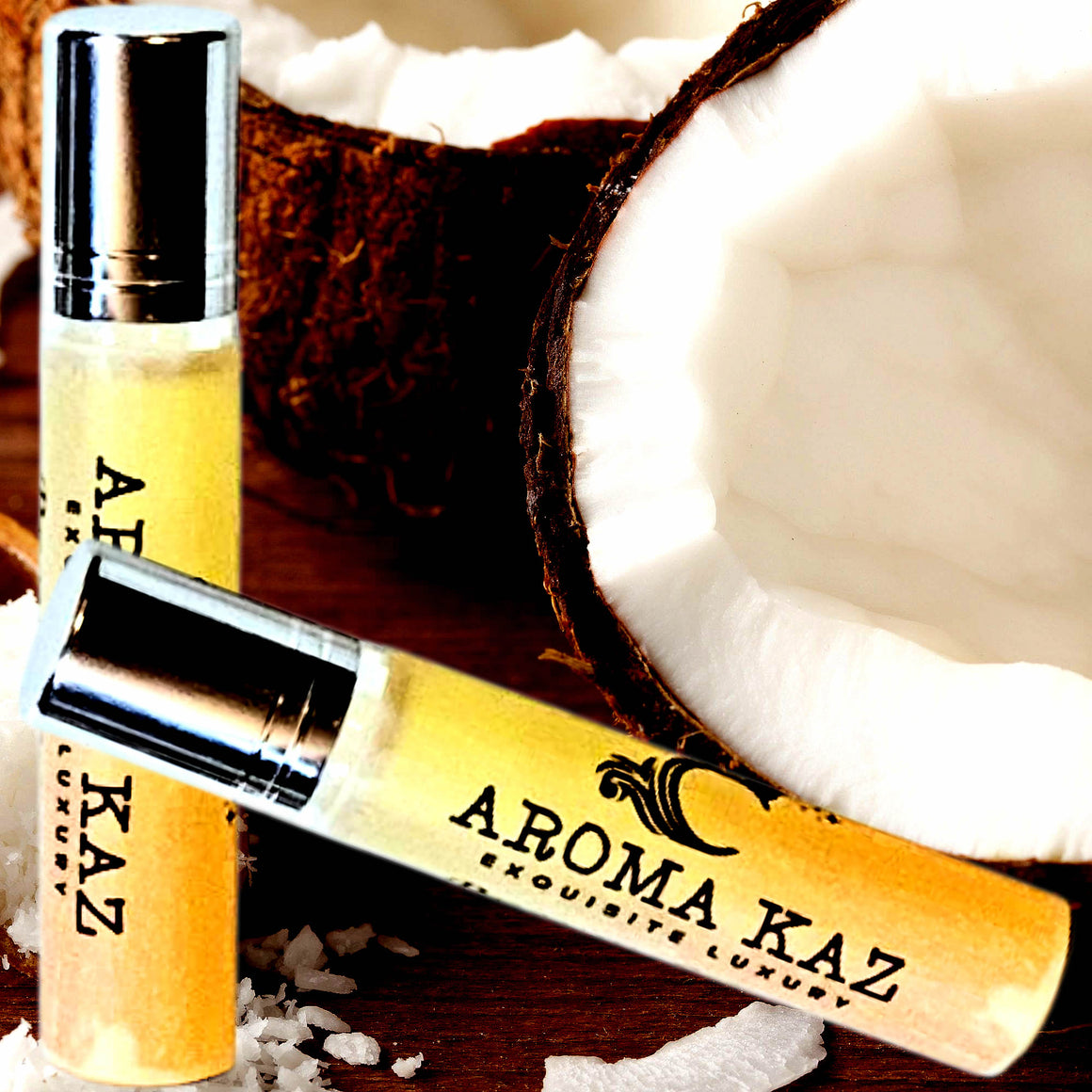 Fresh Coconut Roll-On Perfume Plant-Based Vegan Cruelty Free