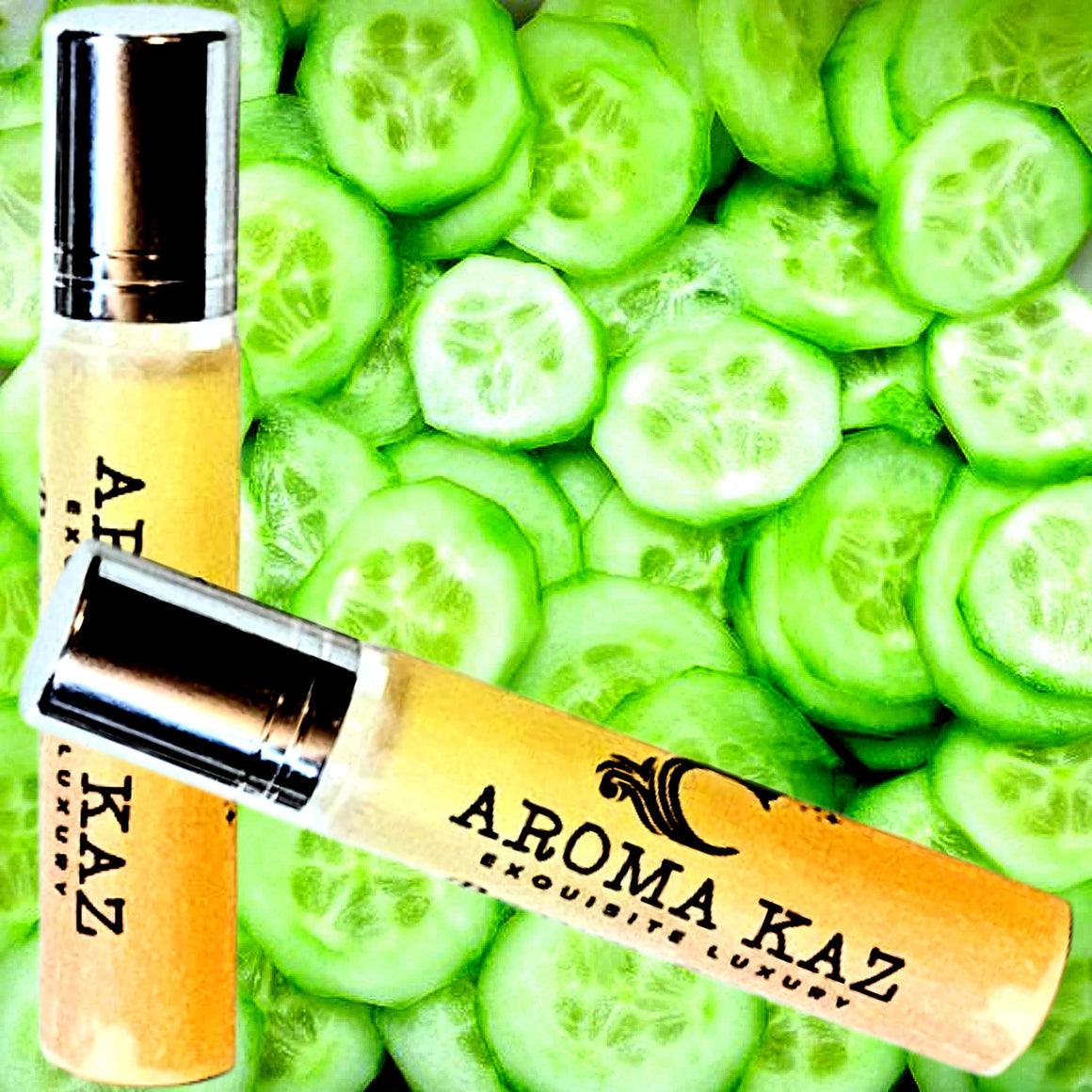 Fresh Cucumber Roll-On Perfume Plant-Based Vegan Cruelty Free
