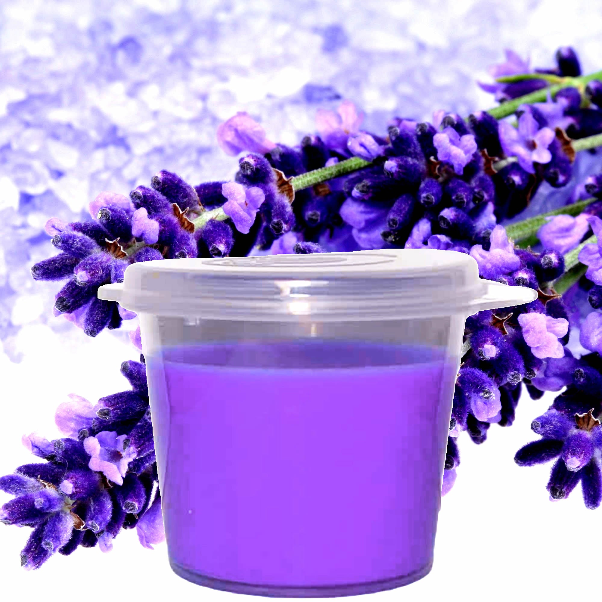 Fresh Lavender Soy Candle Melt Shot Pots – Plant-Based, Vegan, Cruelty-Free, Hand-Poured