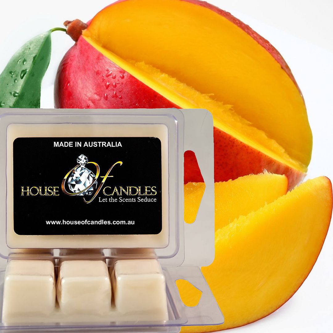 Fresh Mangoes Eco Soy Candle Wax Melts Clam Packs