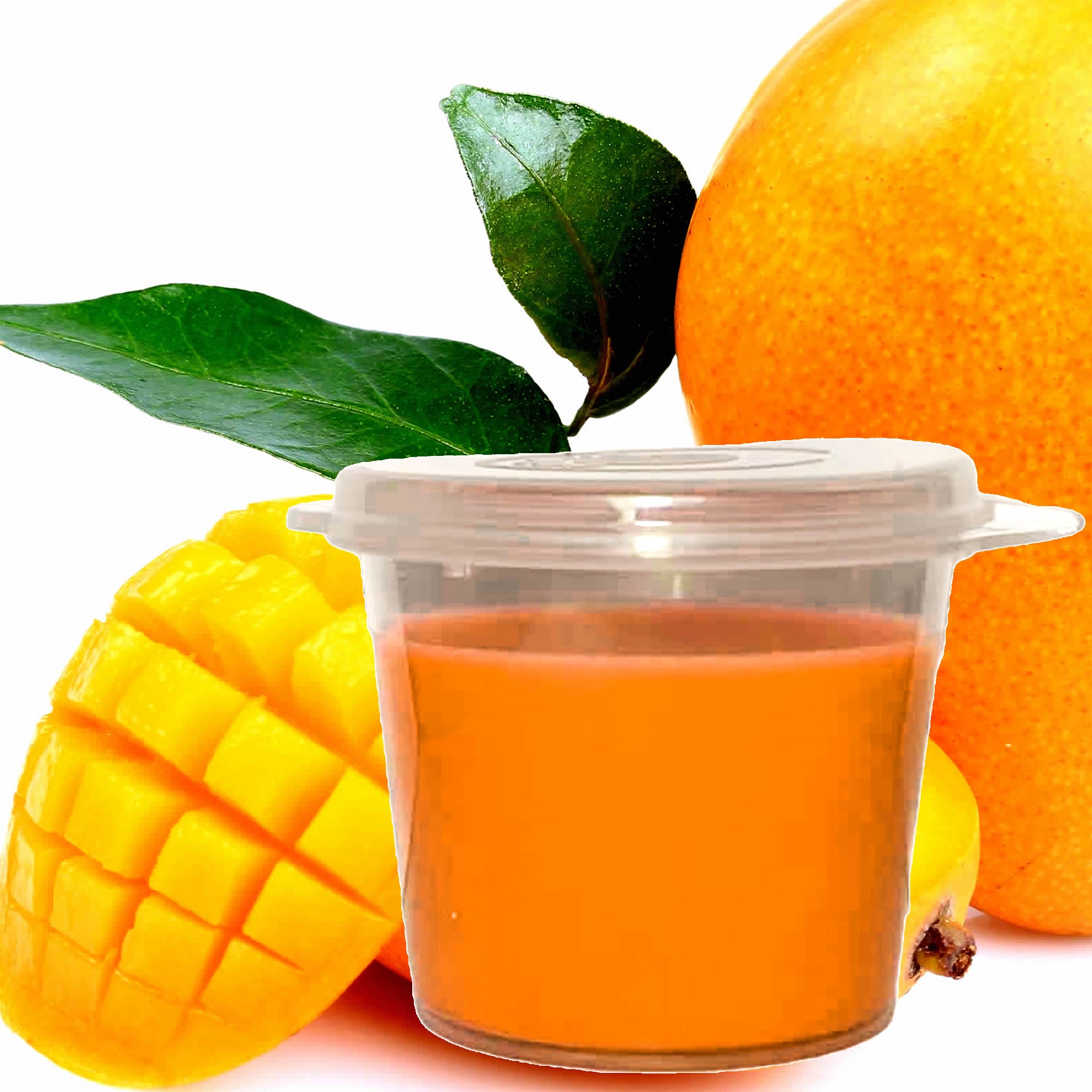 Fresh Mangoes Soy Candle Melt Shot Pots – Plant-Based, Vegan, Cruelty-Free, Hand-Poured