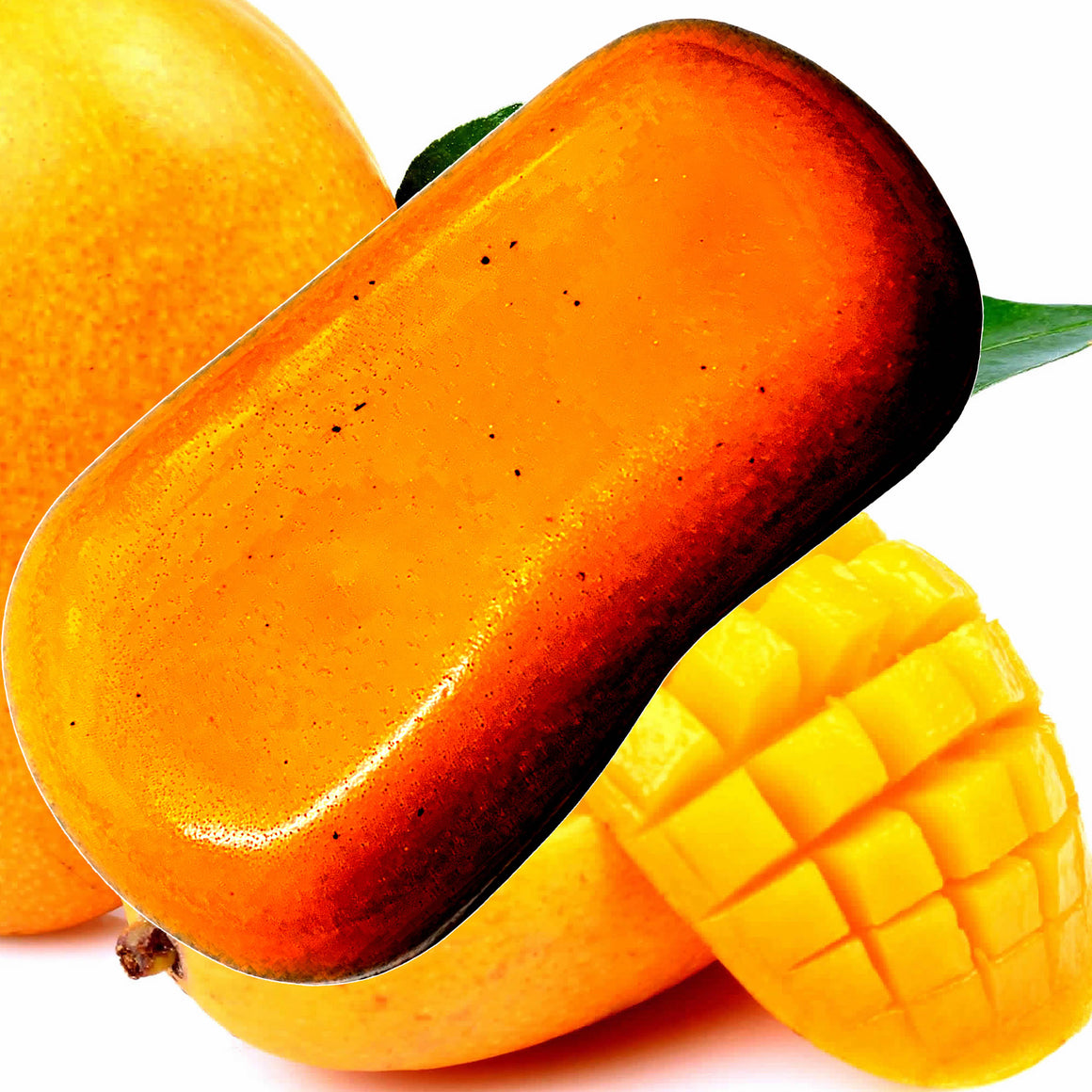 Fresh Mangoes Vegan Soap Bars Plant-Based Cruelty-Free Handcrafted
