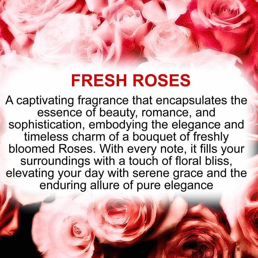 Fresh Roses Fragrance Oil – Candle, Soap & Craft Making – Vegan & Cruelty-Free