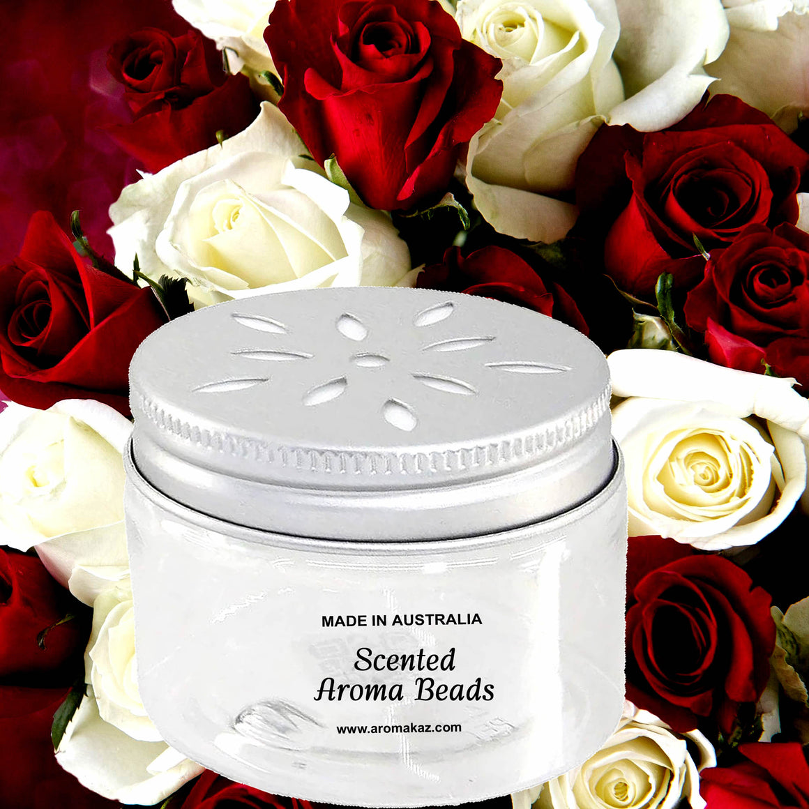 Fresh Roses Air Freshener Aroma Beads - Room, Car, Pantry, Pet Areas, Linen