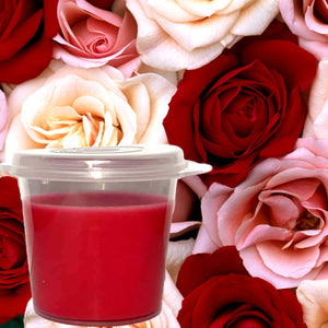 Fresh Roses Eco Soy Shot Pot Candle Melts