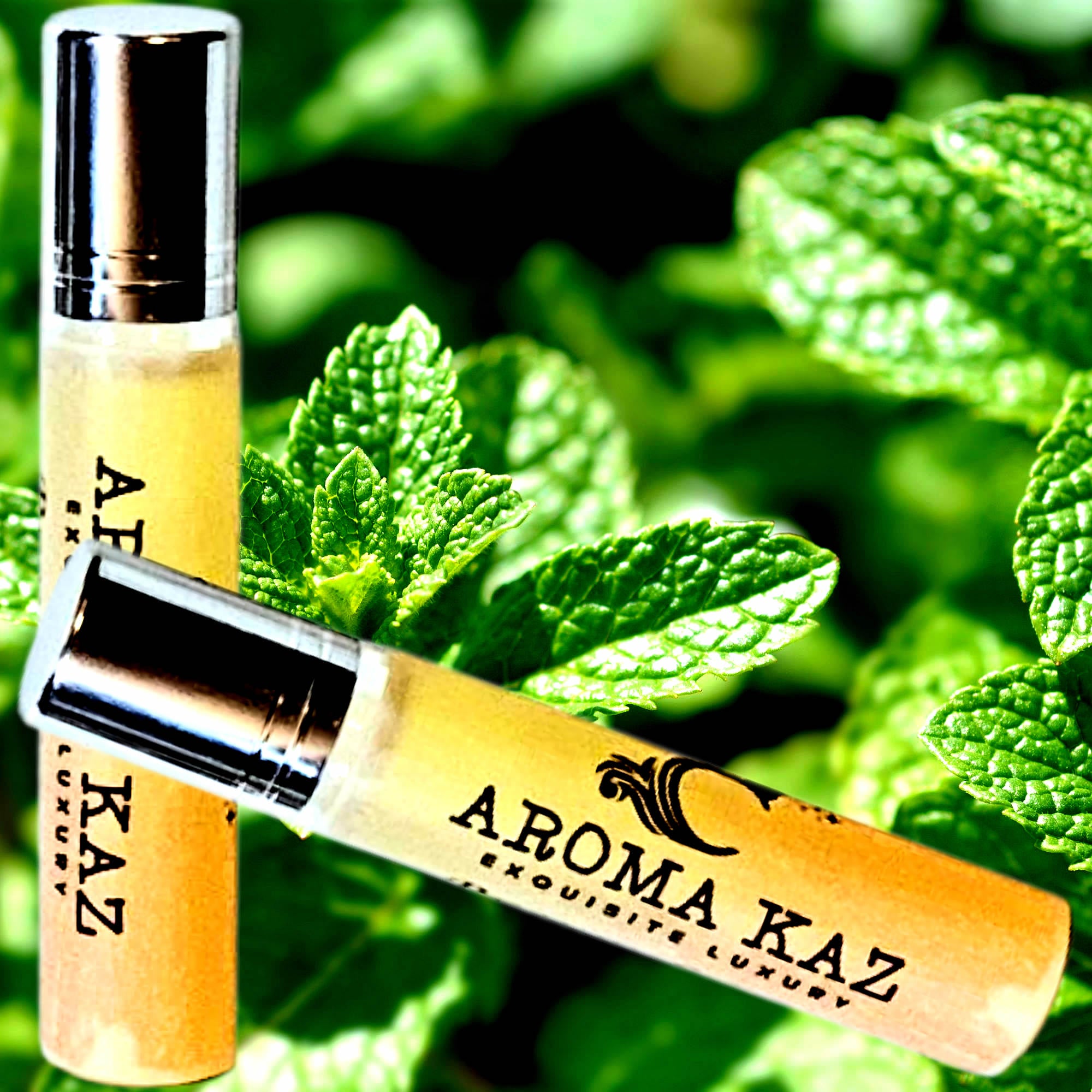 Fresh Spearmint Roll-On Perfume Plant-Based Vegan Cruelty Free