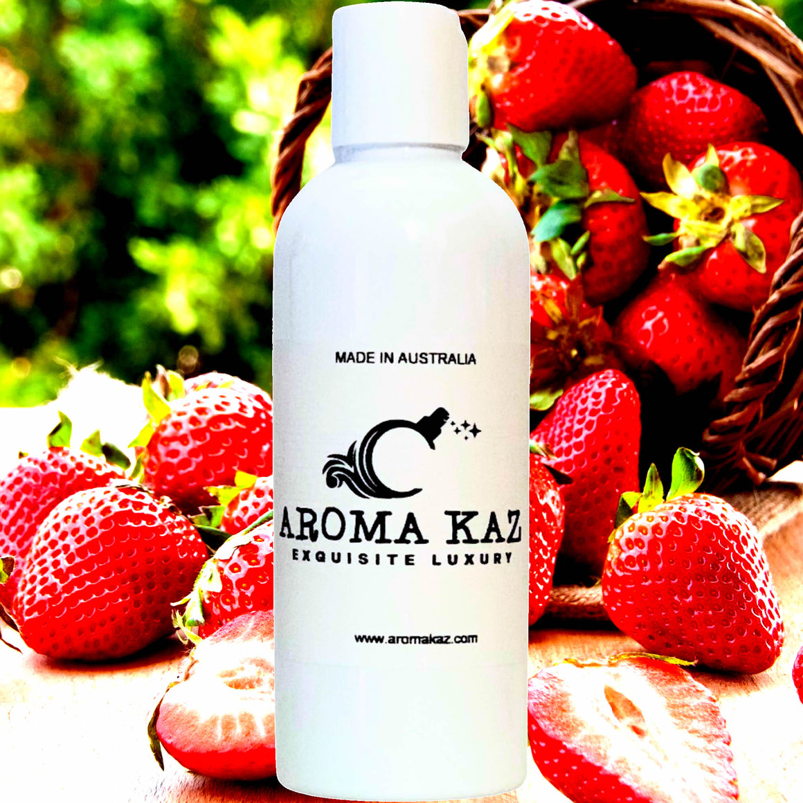 Fresh Strawberries Body Wash/Shower Gel/Bubble Bath Plant Based Vegan Cruelty Free