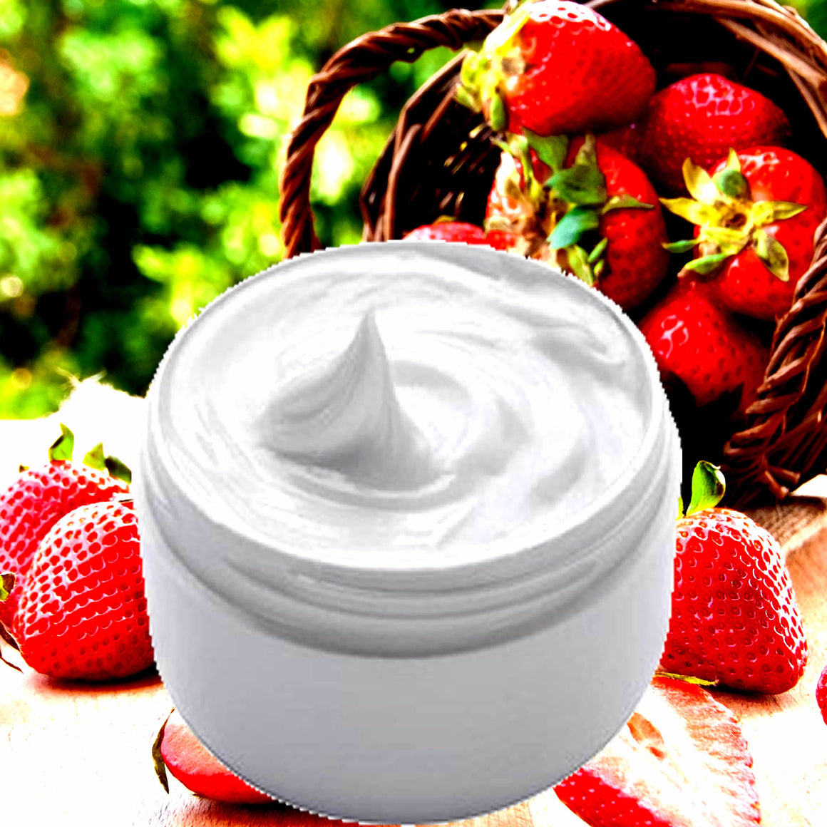 Fresh Strawberries Body & Hand Cream Vegan Cruelty-Free Moisturiser