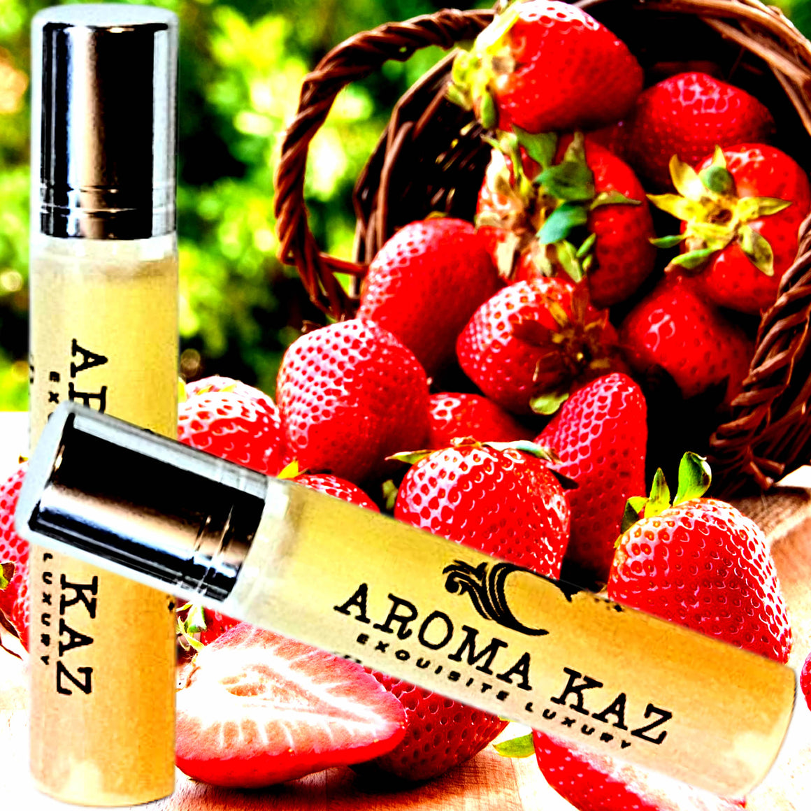 Fresh Strawberries Roll-On Perfume Plant-Based Vegan Cruelty Free