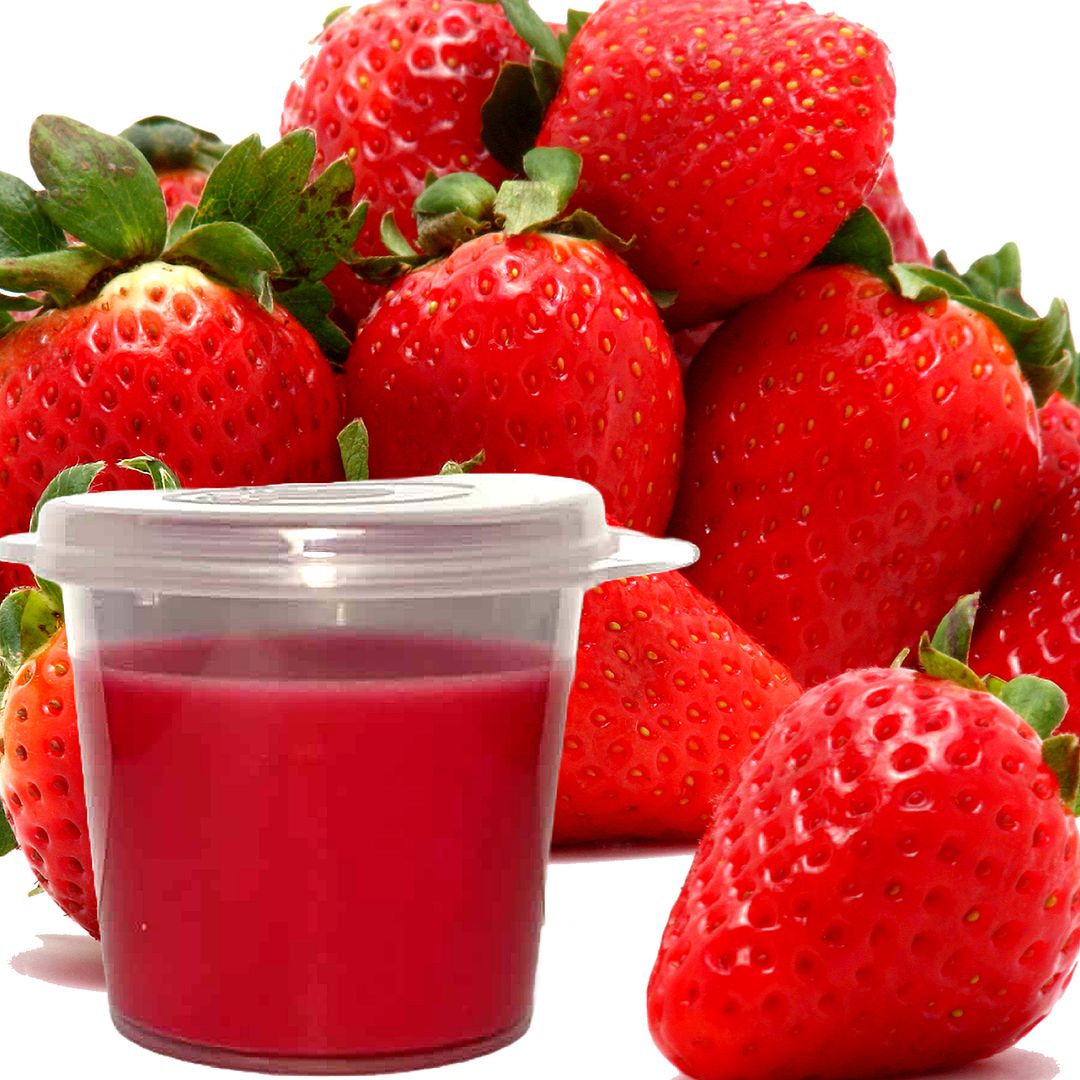 Fresh Strawberries Eco Soy Shot Pot Candle Wax Melts