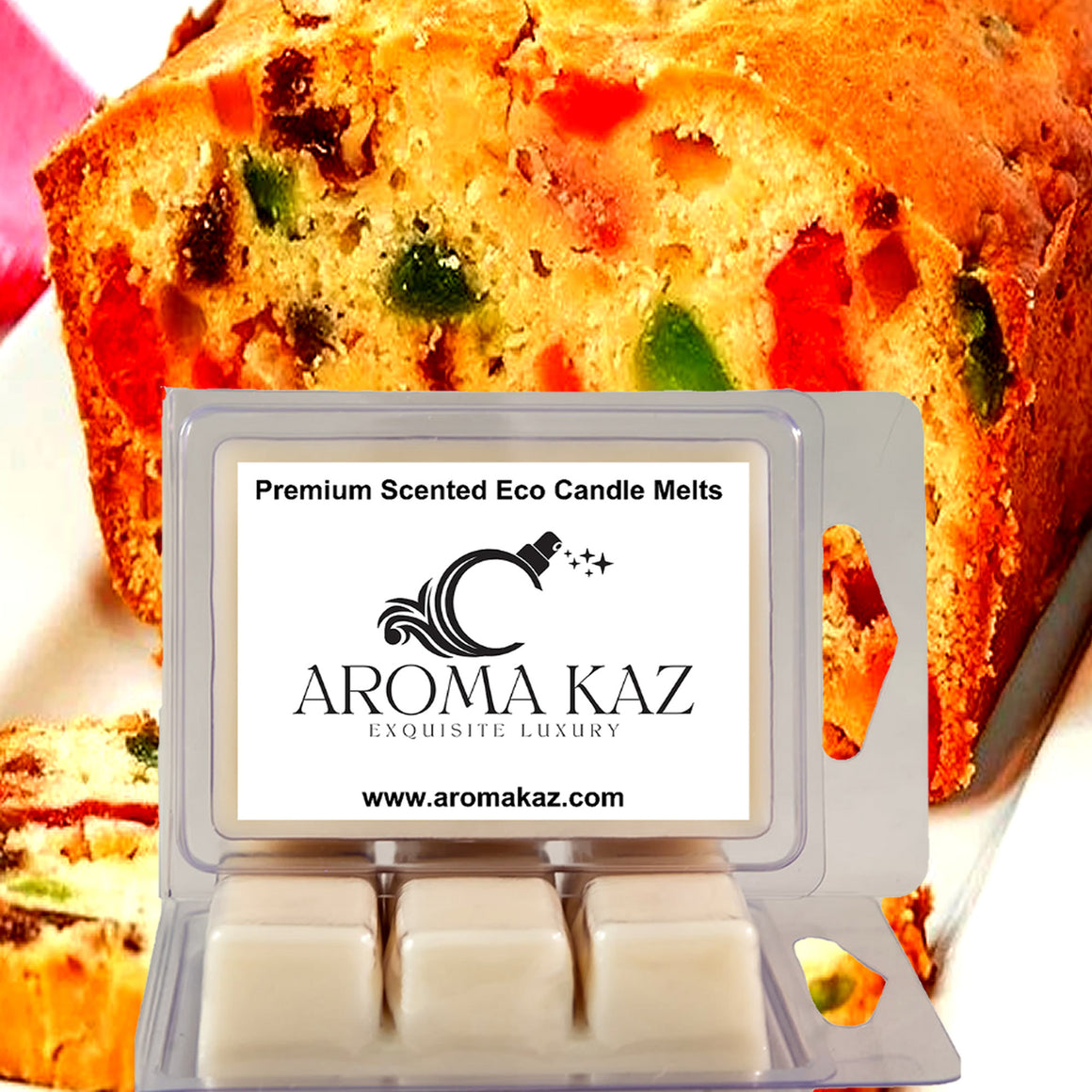 Fruit Cake Soy Wax Melts – Hand-Poured, Plant-Based & Vegan