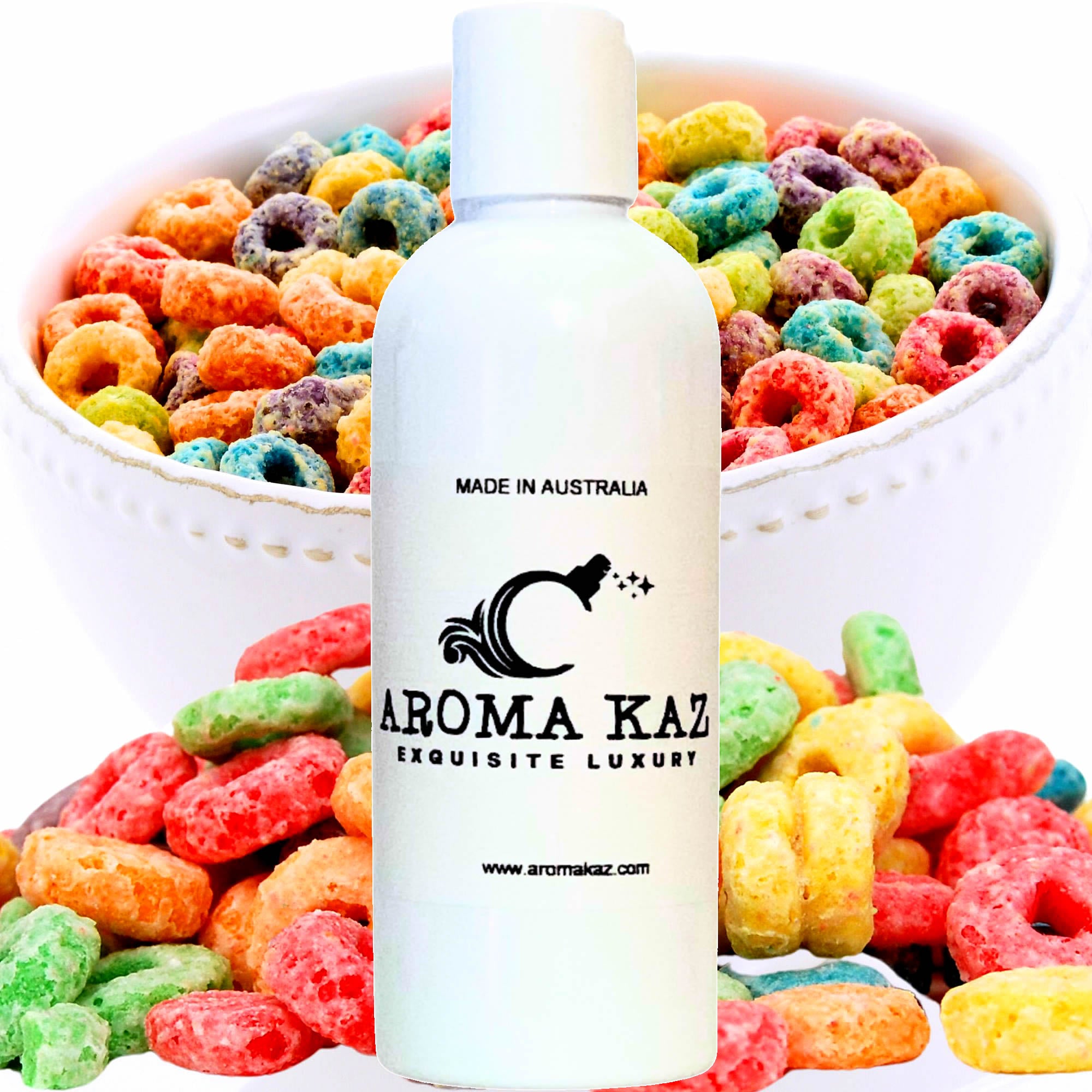 Fruity Rings Cereal Body Wash/Shower Gel/Bubble Bath Plant Based Vegan Cruelty Free