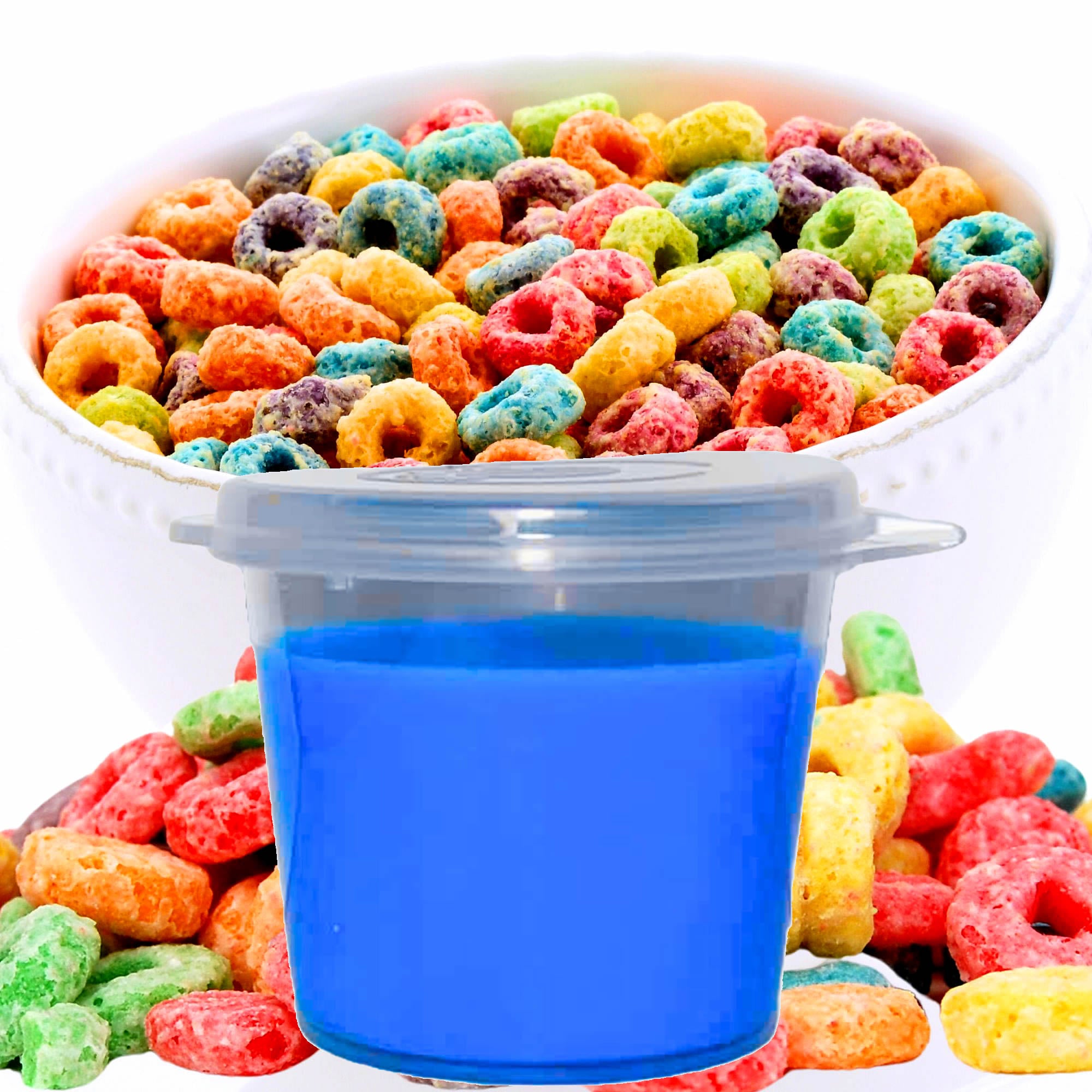 Fruity Rings Cereal eco soy wax melts – vegan, cruelty-free featuring sweet fruity cereal aroma, handmade in Australia.