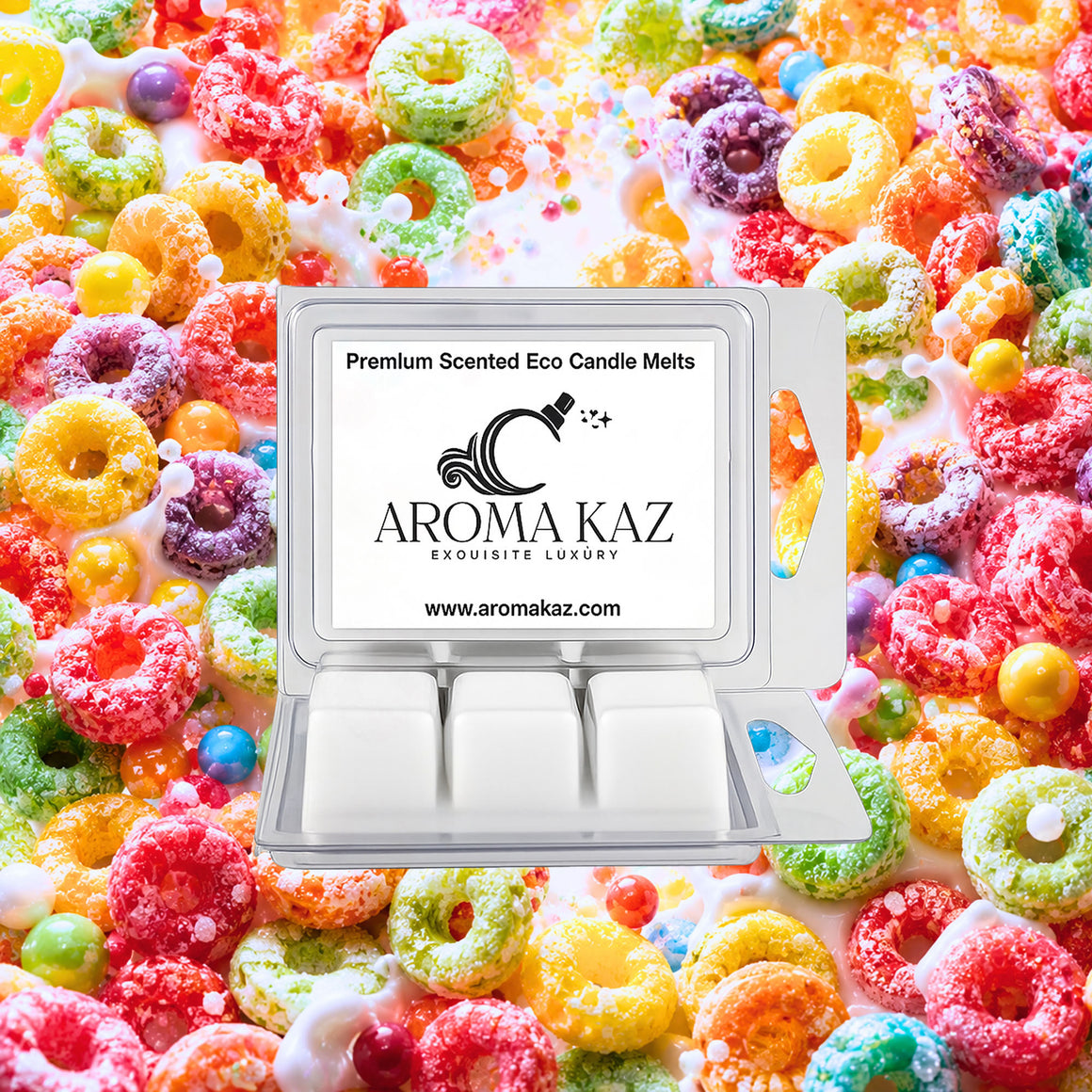 Fruity Rings Cereal Soy Wax Melts Clam Pack