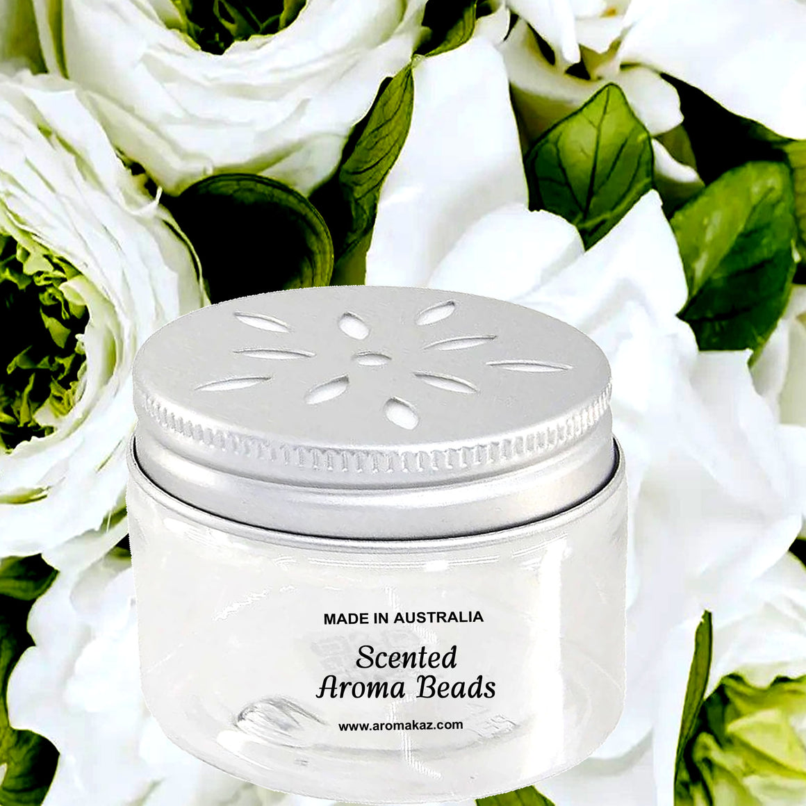 Gardenia Air Freshener Aroma Beads - Room, Car, Pantry, Pet Areas, Linen