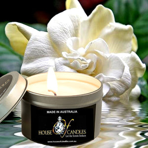 Gardenia Scented Eco Soy Tin Candles