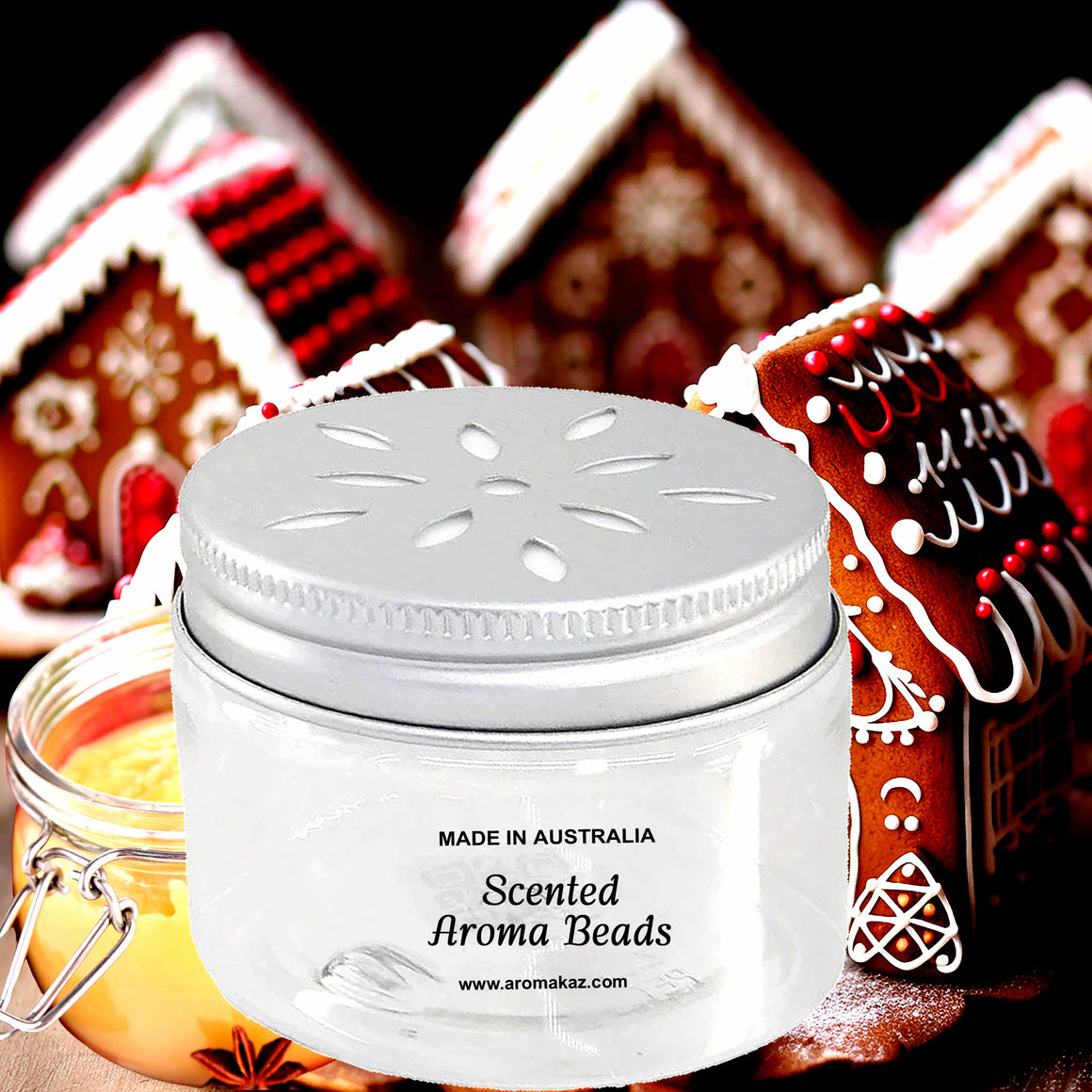 Gingerbread & Apple Sauce Air Freshener Aroma Beads - Room, Car, Pantry, Pet Areas, Linen