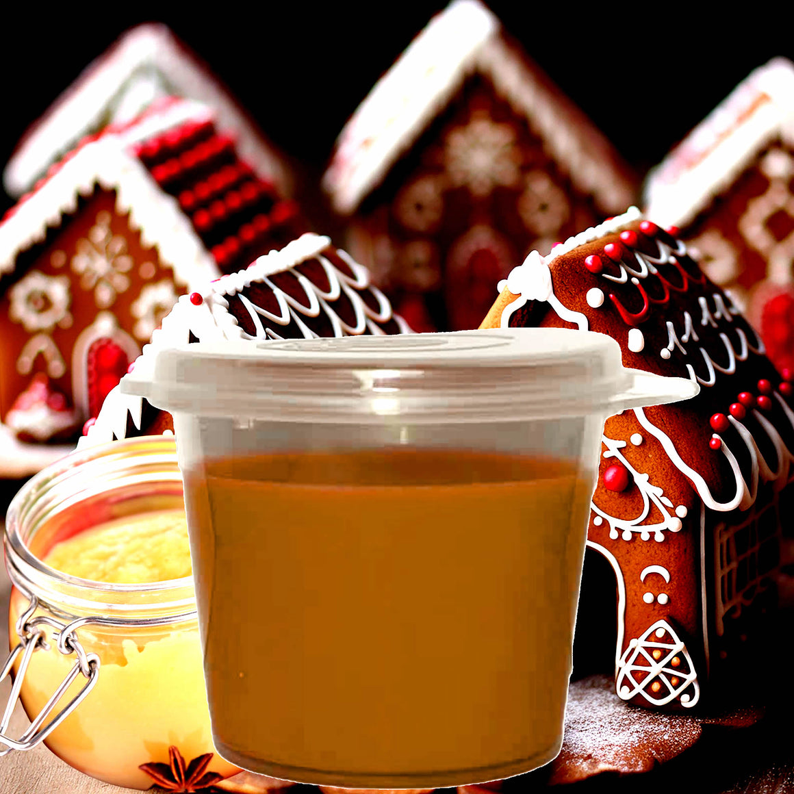 Gingerbread & Apple Sauce eco soy wax melts – vegan, cruelty-free featuring spiced gingerbread and warm apple aroma, handmade in Australia.