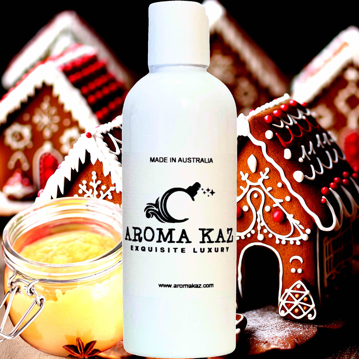 Gingerbread & Apple Sauce Body Wash/Shower Gel/Bubble Bath Plant Based Vegan Cruelty Free