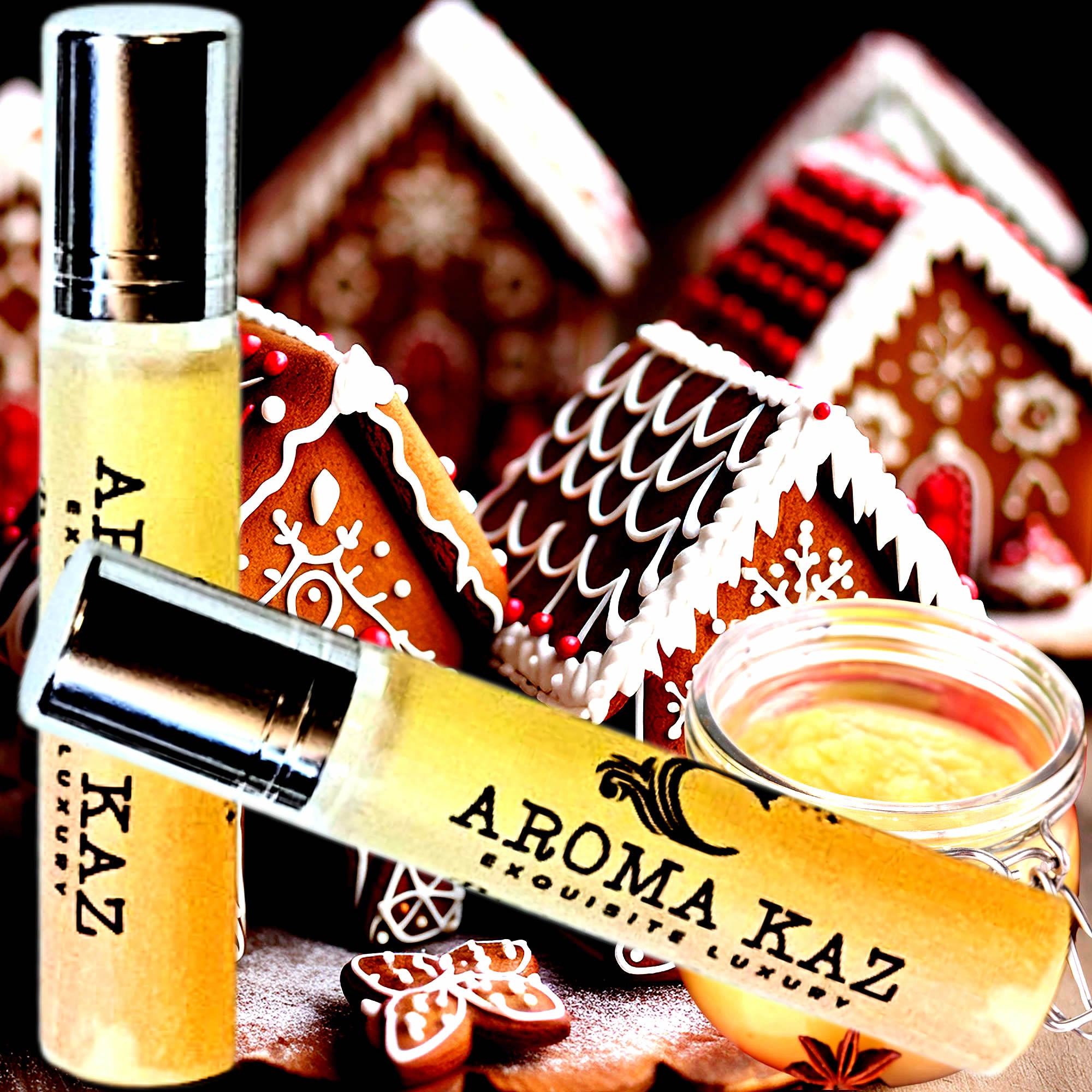 Gingerbread & Apple Sauce Roll-On Perfume Plant-Based Vegan Cruelty Free