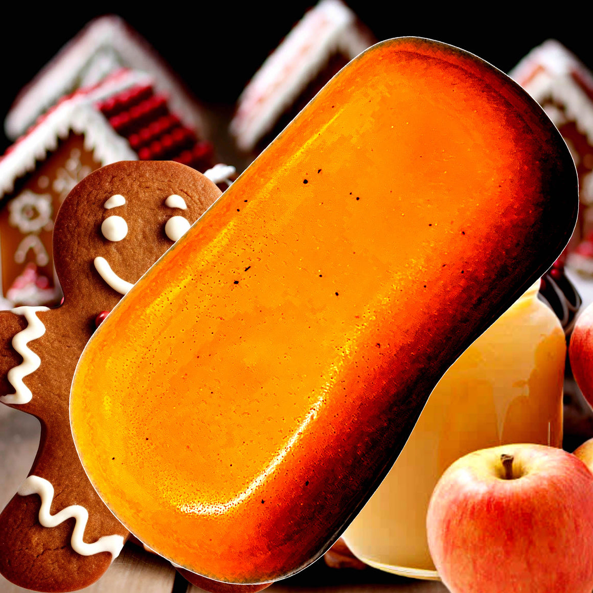 Gingerbread & Apple Sauce Vegan Soap Bars Plant-Based Cruelty-Free Handcrafted