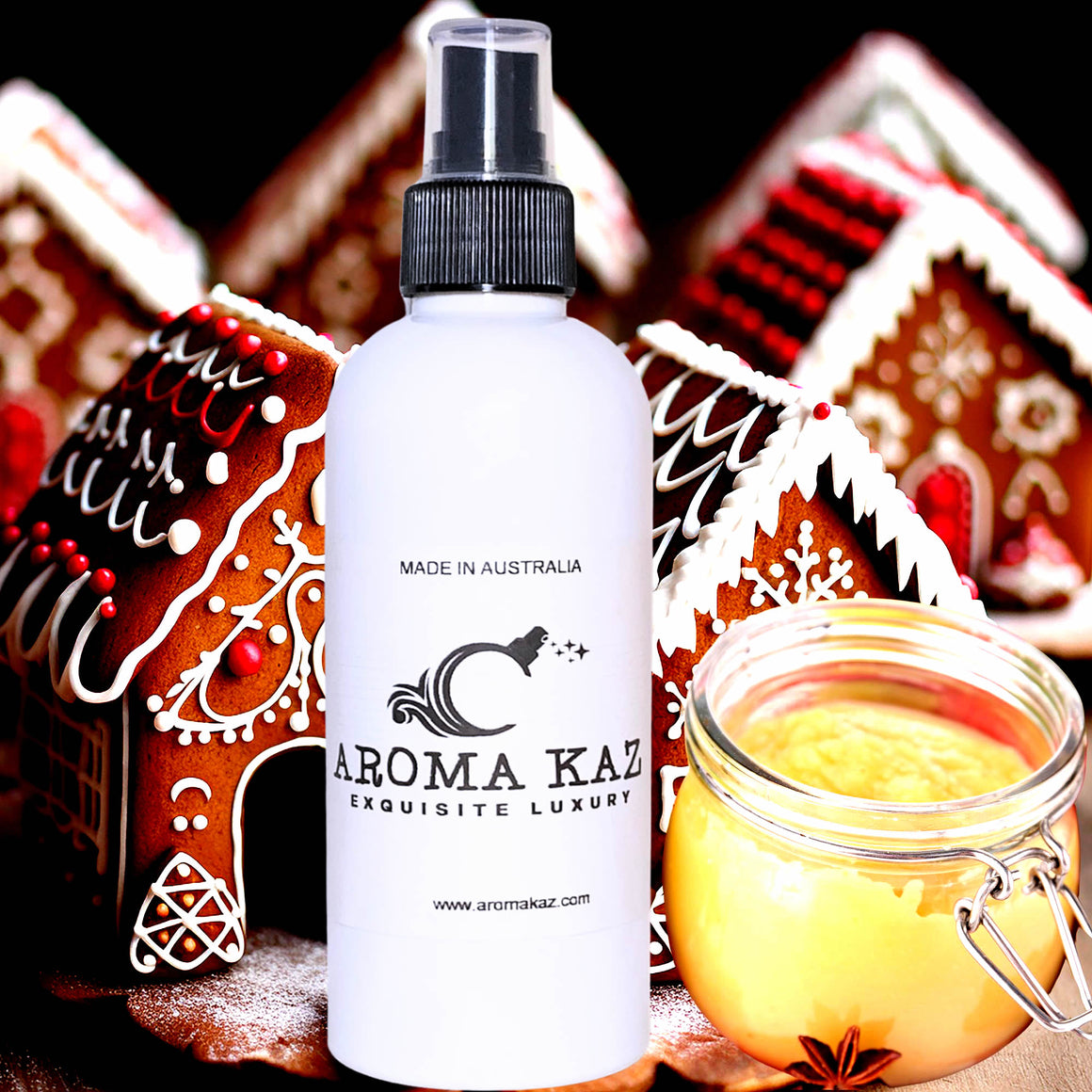 Gingerbread & Apple Sauce Room/Linen Spray Plant-Based Vegan Cruelty-Free Pet Safe