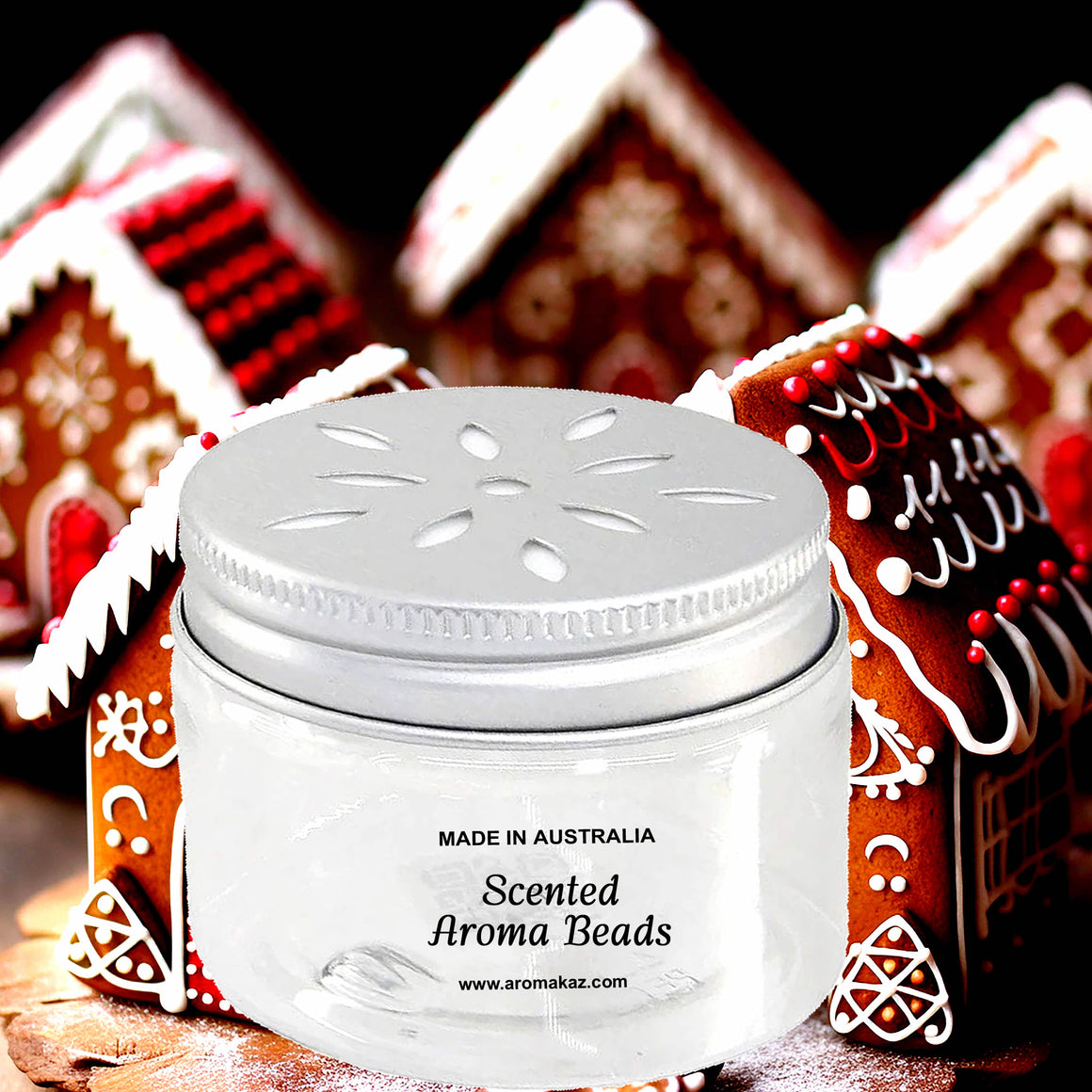 Gingerbread Air Freshener Aroma Beads - Room, Car, Pantry, Pet Areas, Linen