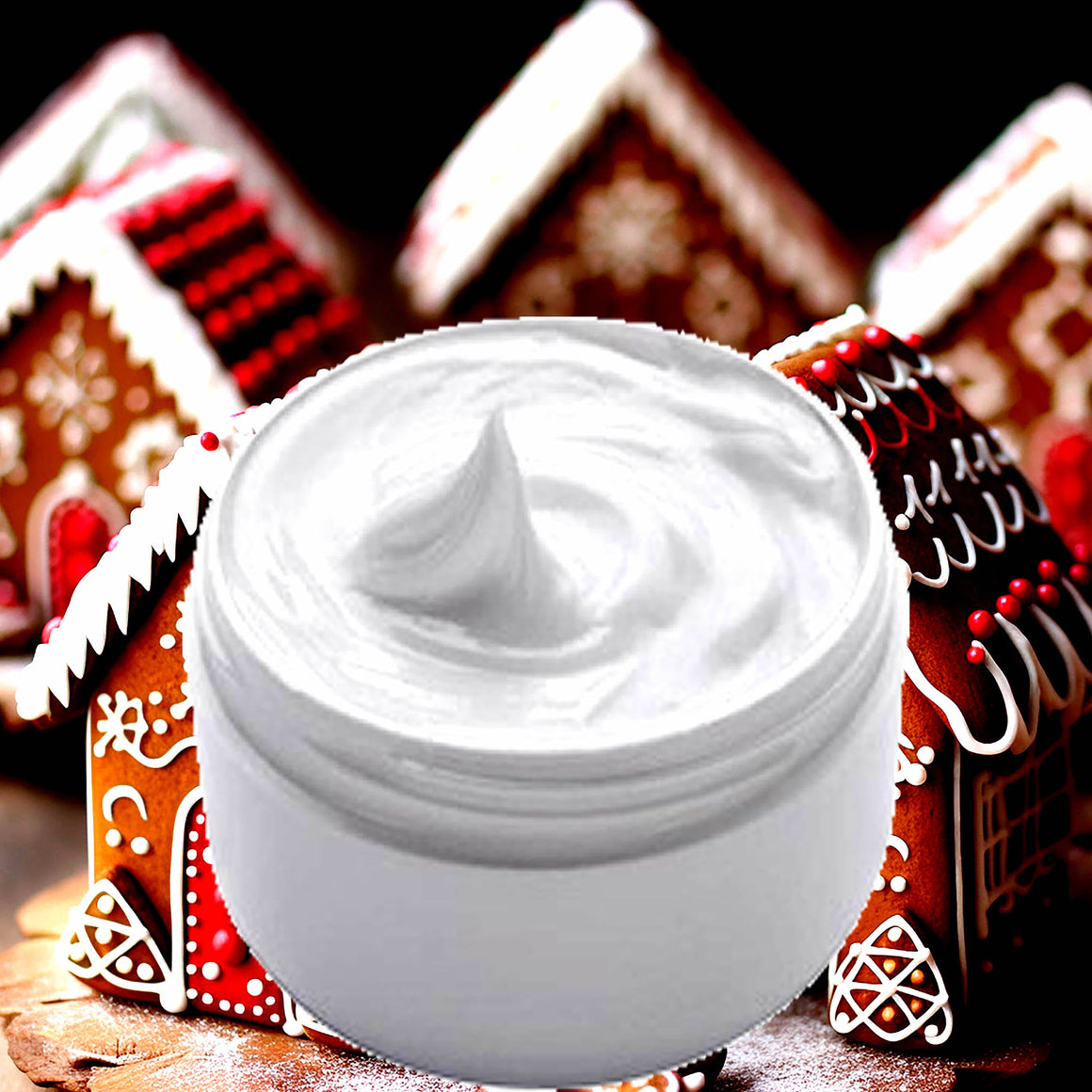 Gingerbread Hydrating vegan body and hand cream moisturizer. Handmade in Australia, cruelty free, long-lasting fragrance, perfect for all skin types and ideal as a gift for men or women.