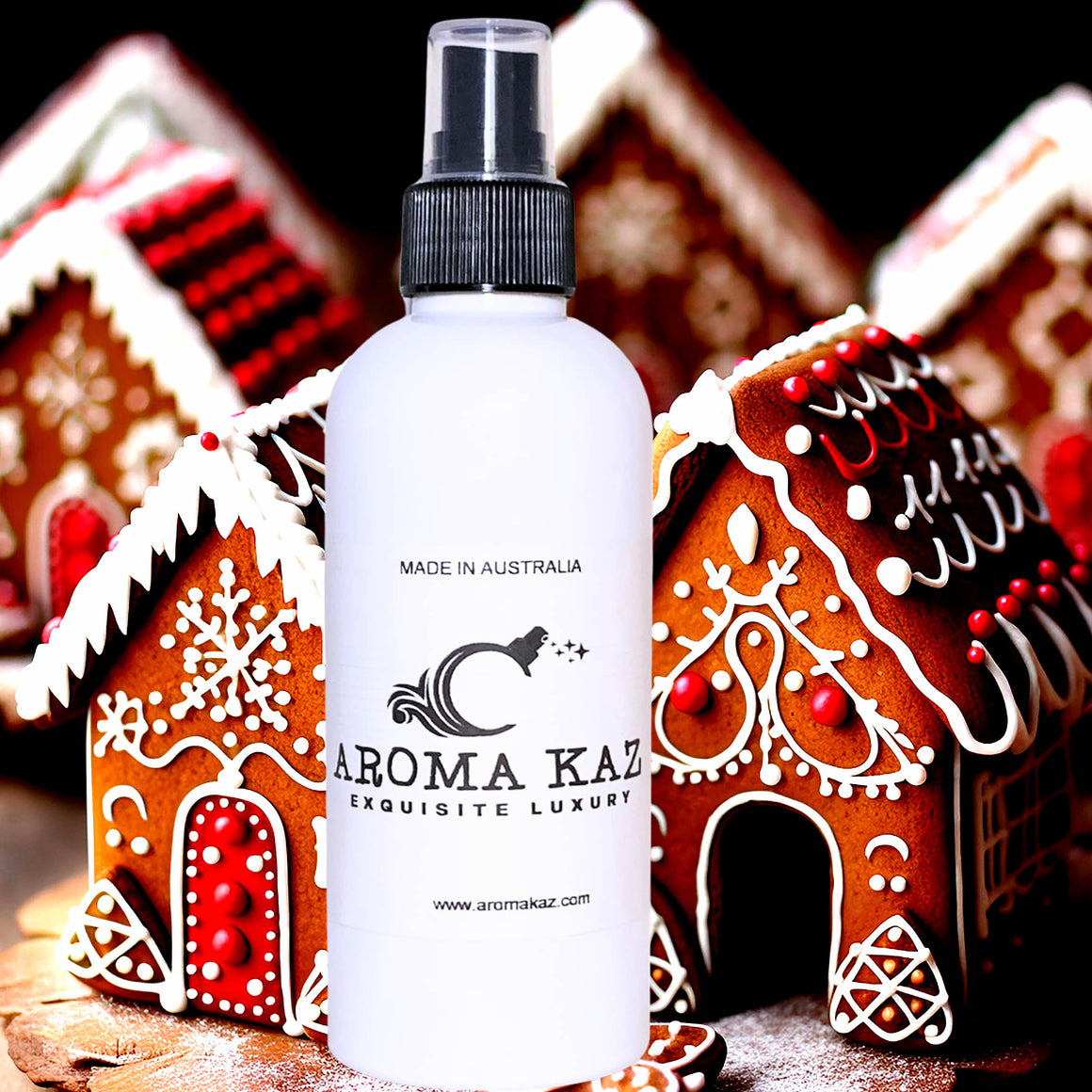 Gingerbread Car Air Freshener Spray – Plant-Based, Vegan, Cruelty-Free & Pet Safe