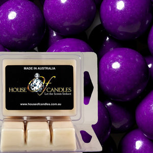 Grape Bubblegum Eco Soy Candle Wax Melts Clam Packs