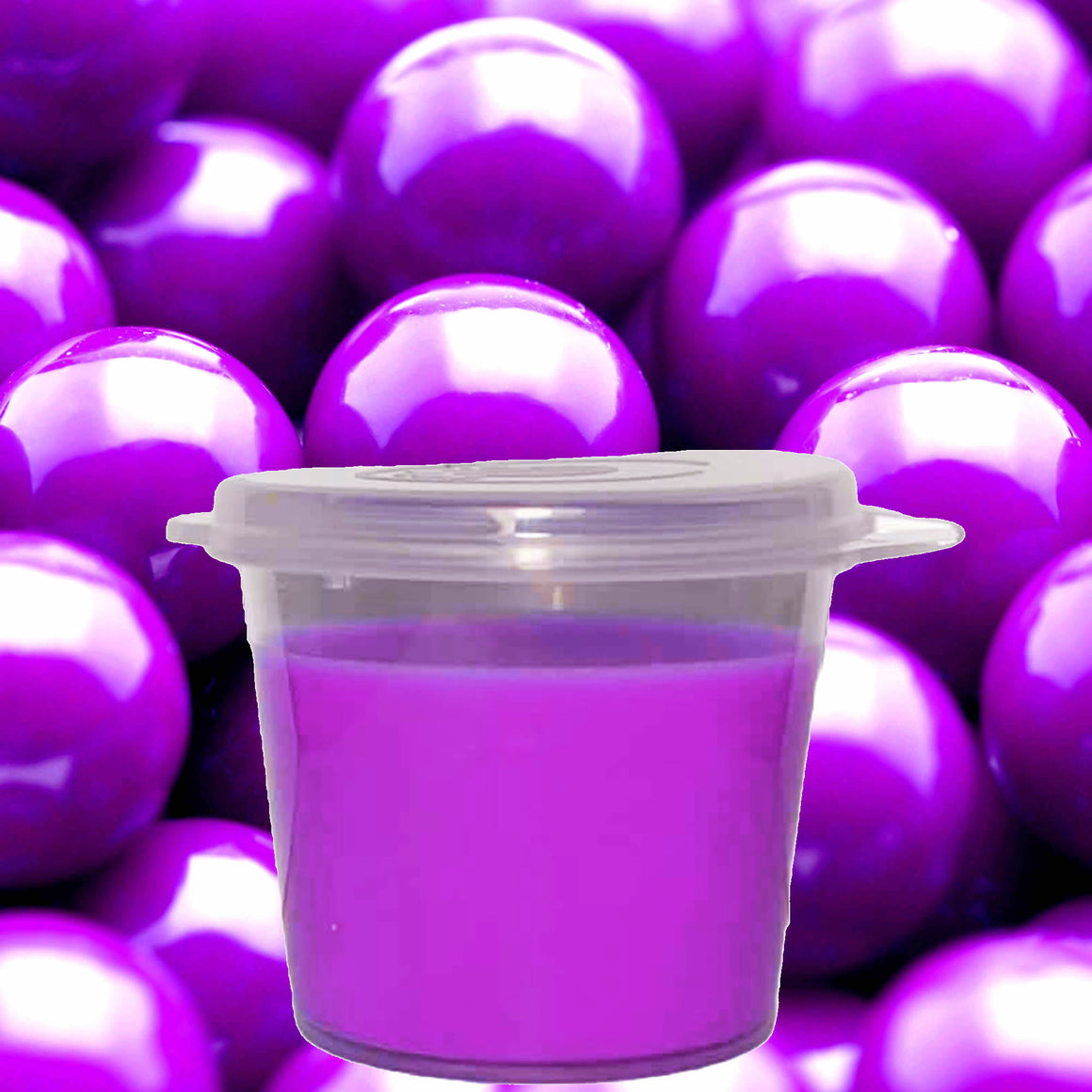 Grape Bubblegum Soy Candle Melt Shot Pots – Plant-Based, Vegan, Cruelty-Free, Hand-Poured