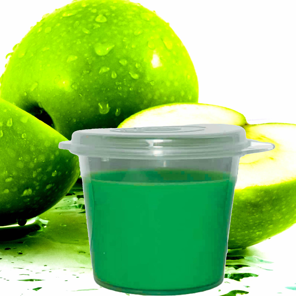 Green Apples eco soy wax melts – vegan, cruelty-free featuring crisp tart green apple notes, handmade in Australia.