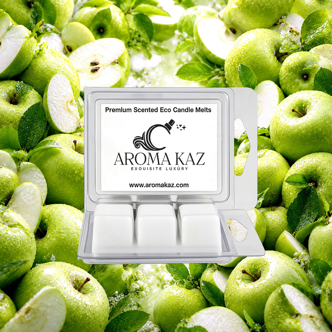 Green Apples Soy Wax Melts Clam Pack