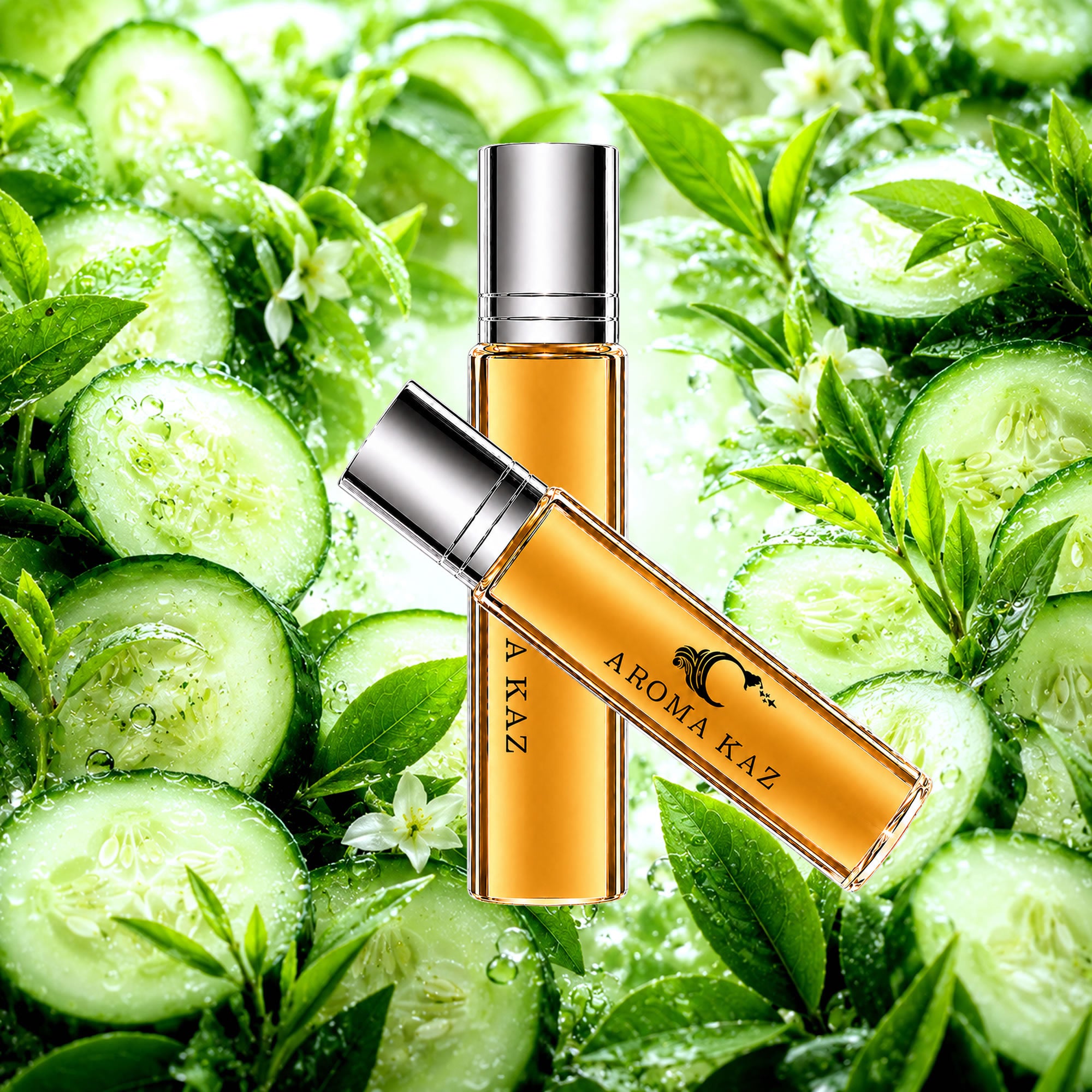 Green Tea & Cucumber Fragrance Oil Roll-On