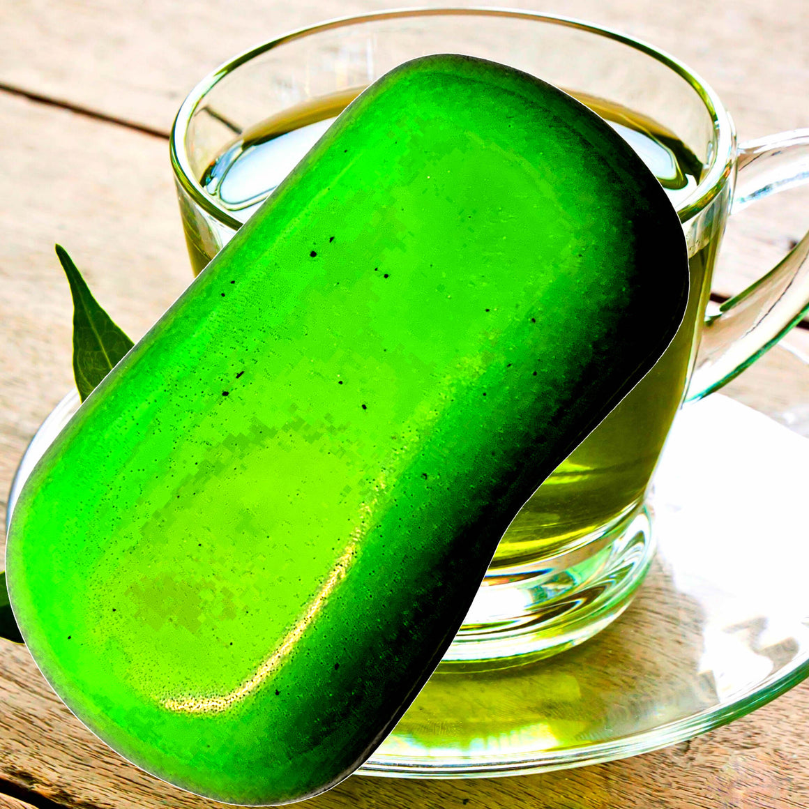 Green Tea Vegan Soap Bars Plant-Based Cruelty-Free Handcrafted